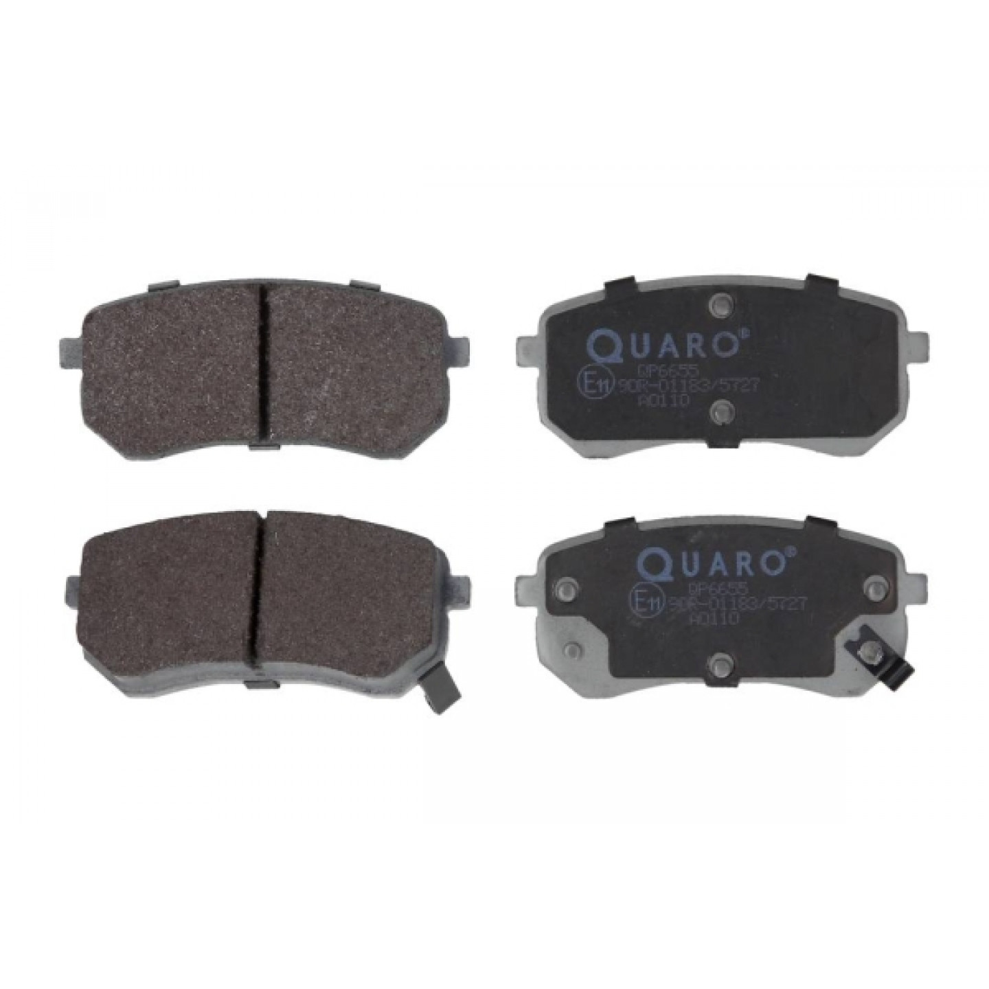 Kit de plaquettes de frein, frein à disque QUARO QP6655