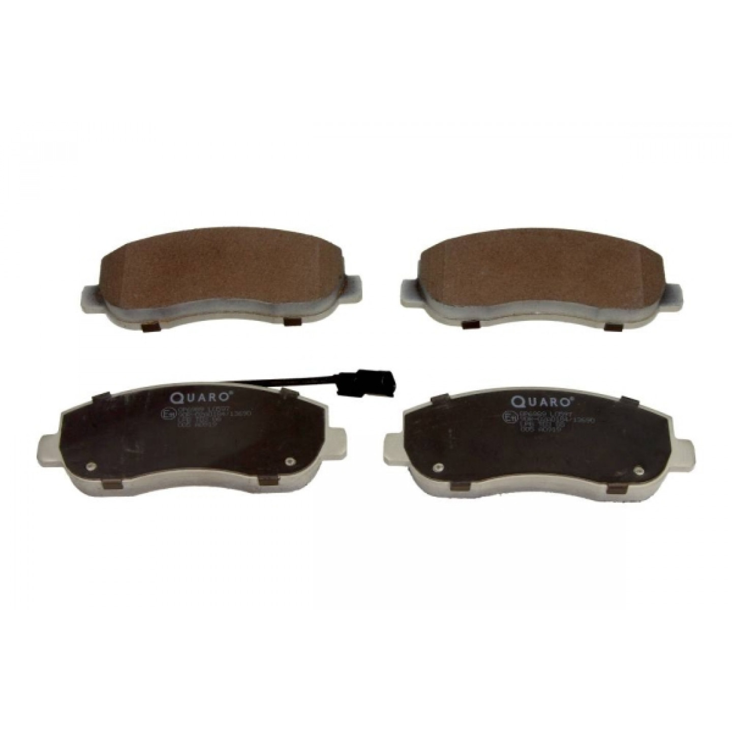 Kit de plaquettes de frein, frein à disque QUARO QP6989