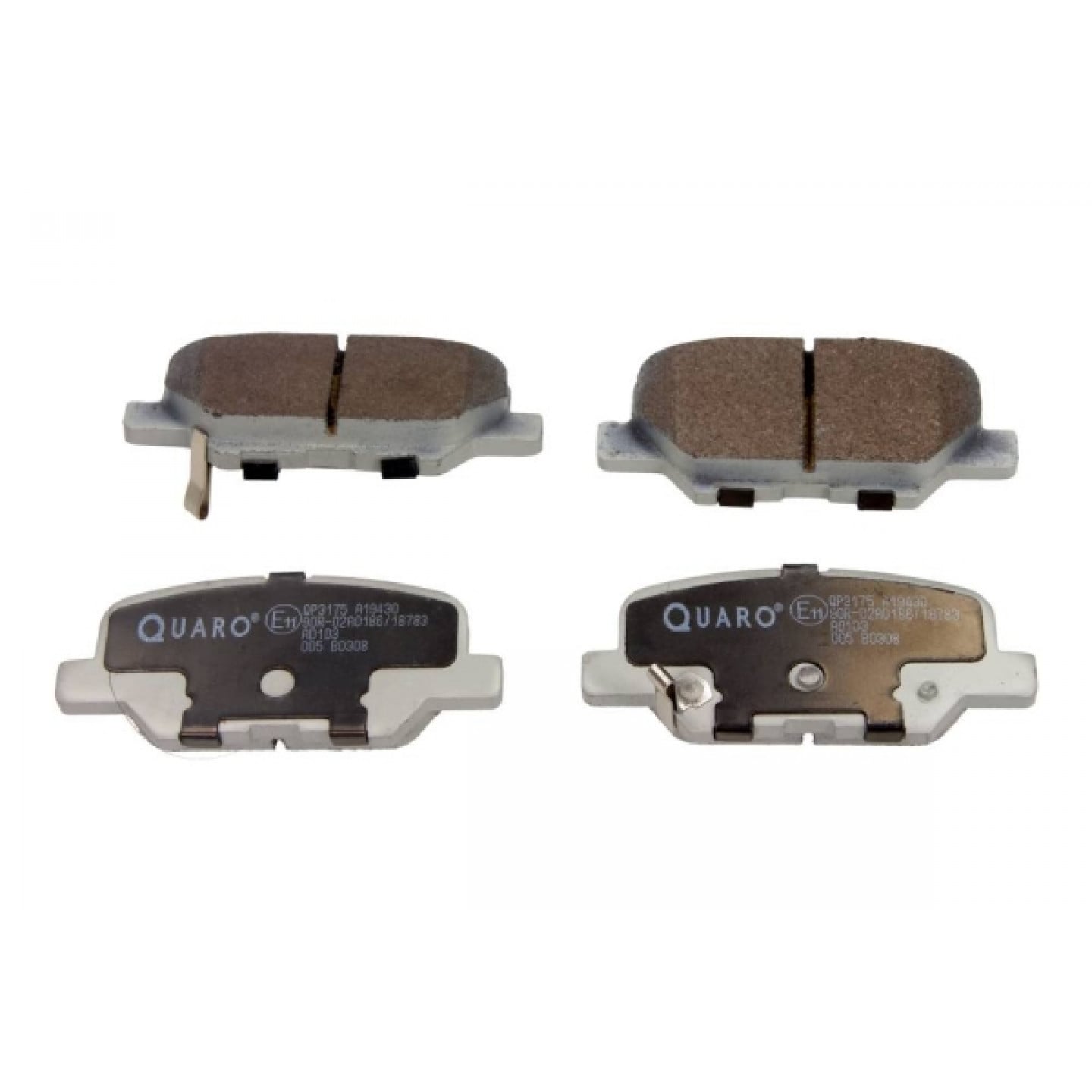 Kit pastiglie freno, Freno a disco QUARO QP3175