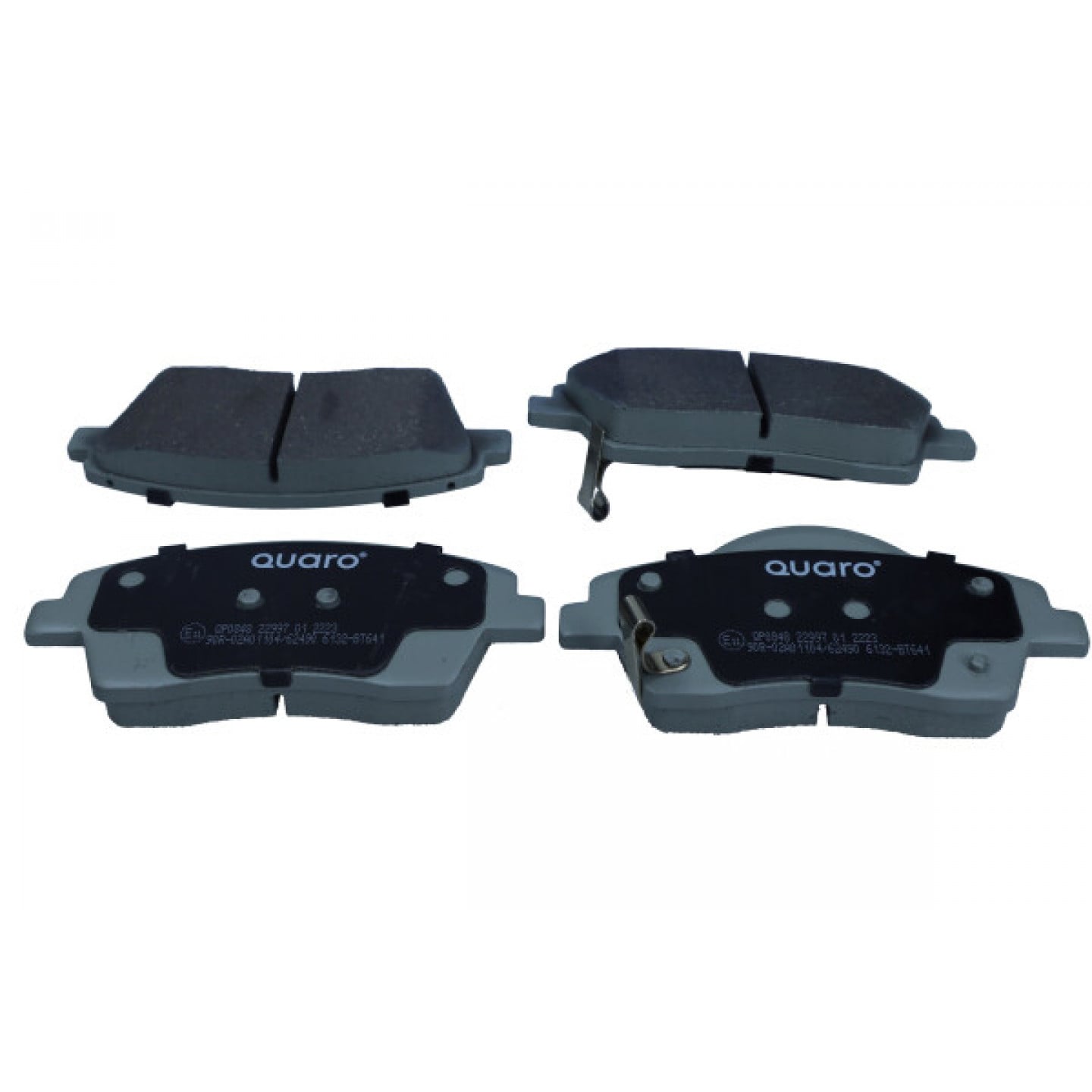 Kit pastiglie freno, Freno a disco QUARO QP0848