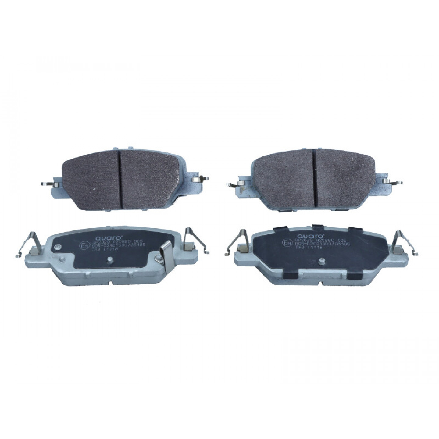 Kit pastiglie freno, Freno a disco QUARO QP2029