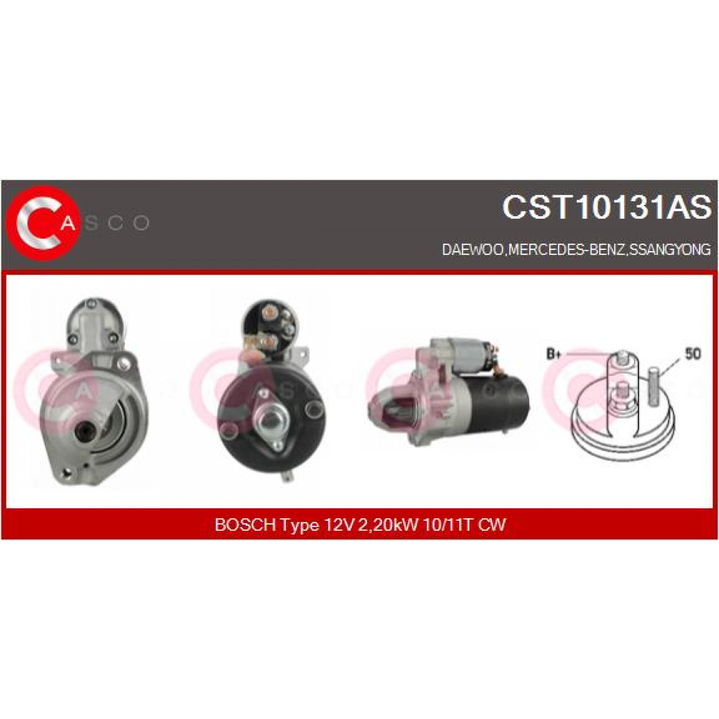 Motor de arranque CASCO CST10131AS