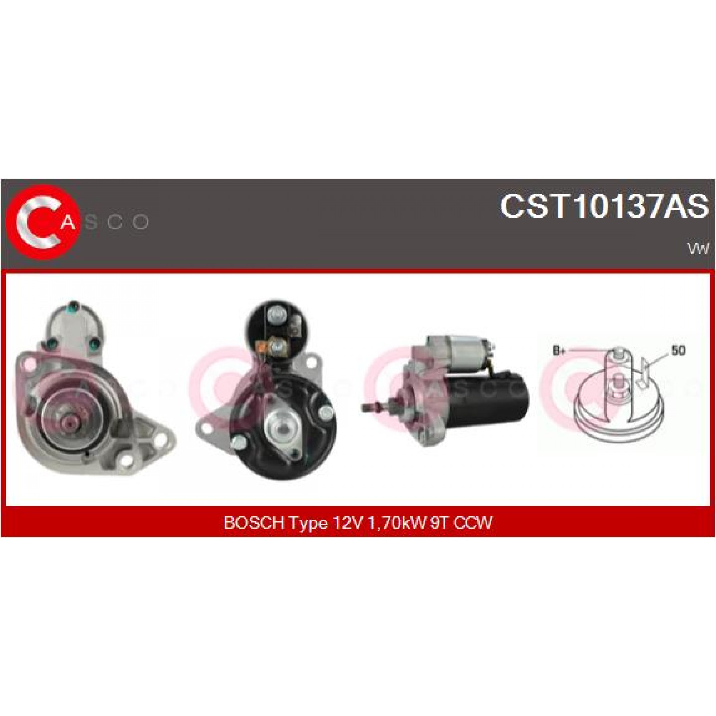 Motor de arranque CASCO CST10137AS