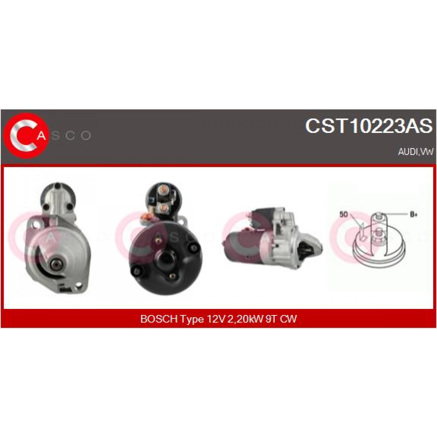Motor de arranque CASCO CST10223AS