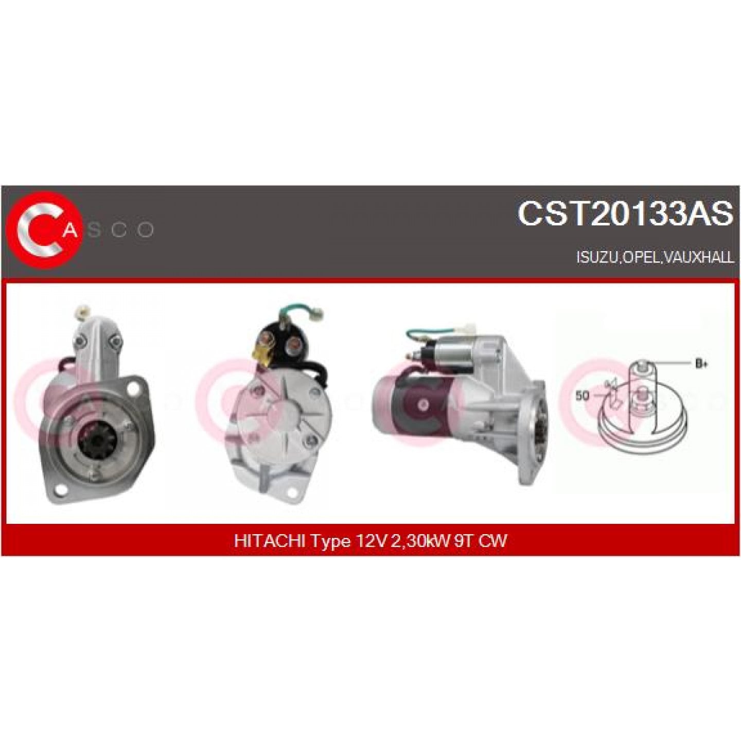 Motor de arranque CASCO CST20133AS