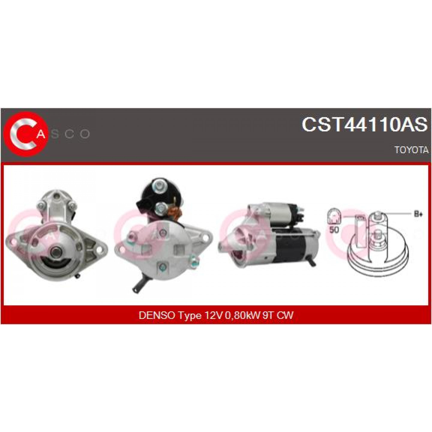 Motor de arranque CASCO CST44110AS