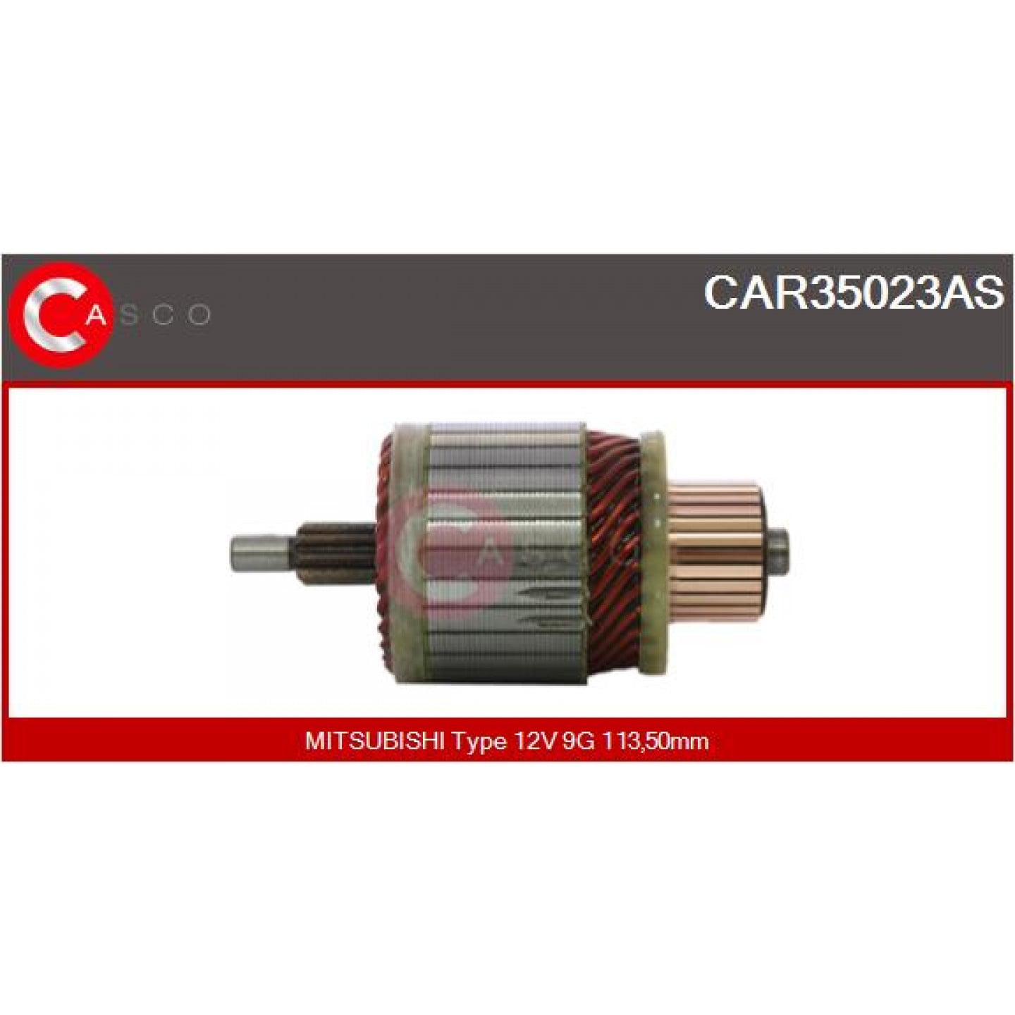 Anker, starter CASCO CAR35023AS