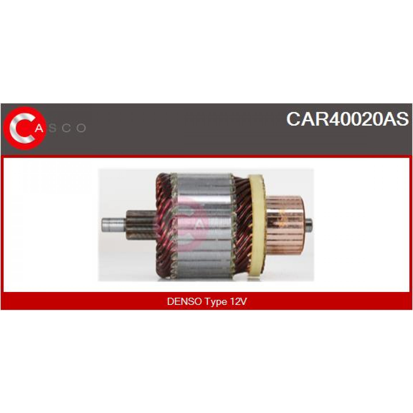Inducido, motor de arranque CASCO CAR40020AS