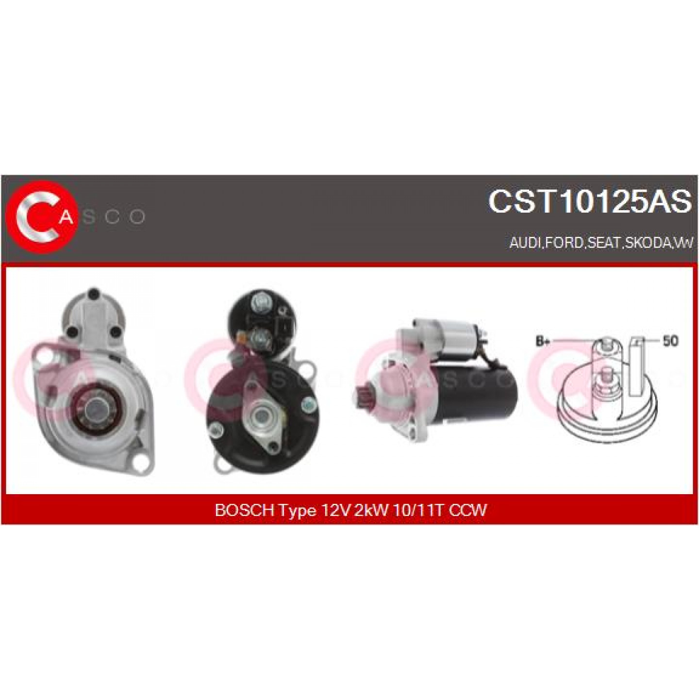 Motor de arranque CASCO CST10125AS