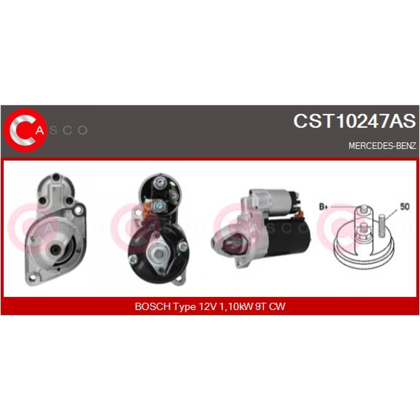 Motor de arranque CASCO CST10247AS