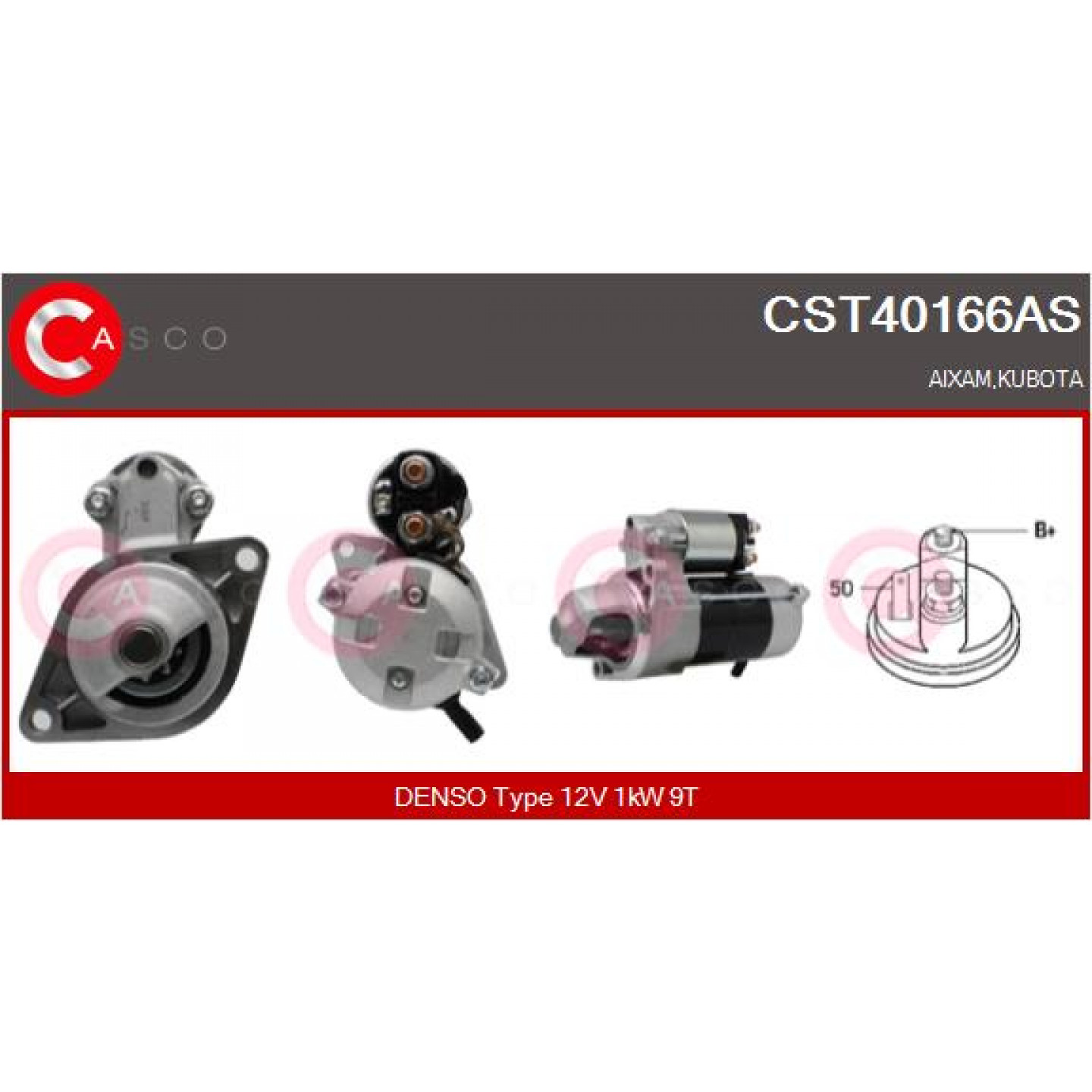 Motor de arranque CASCO CST40166AS