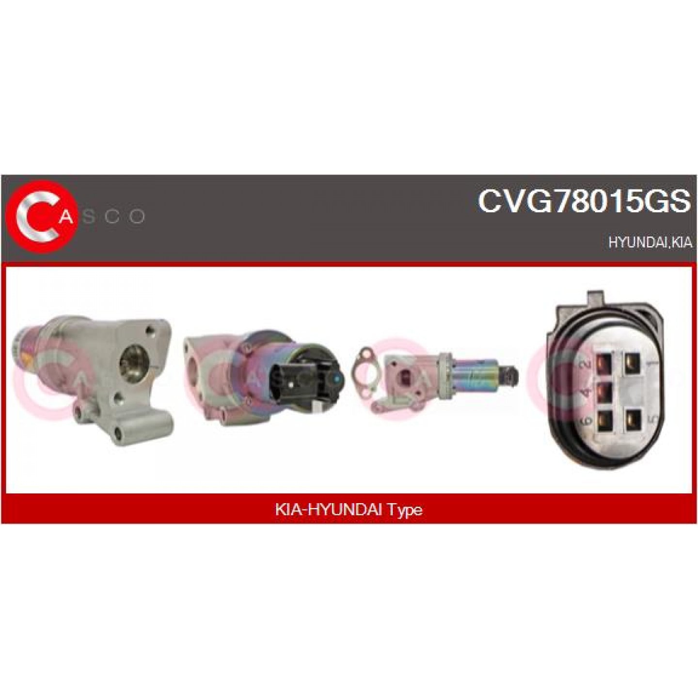 EGR-ventil CASCO CVG78015GS