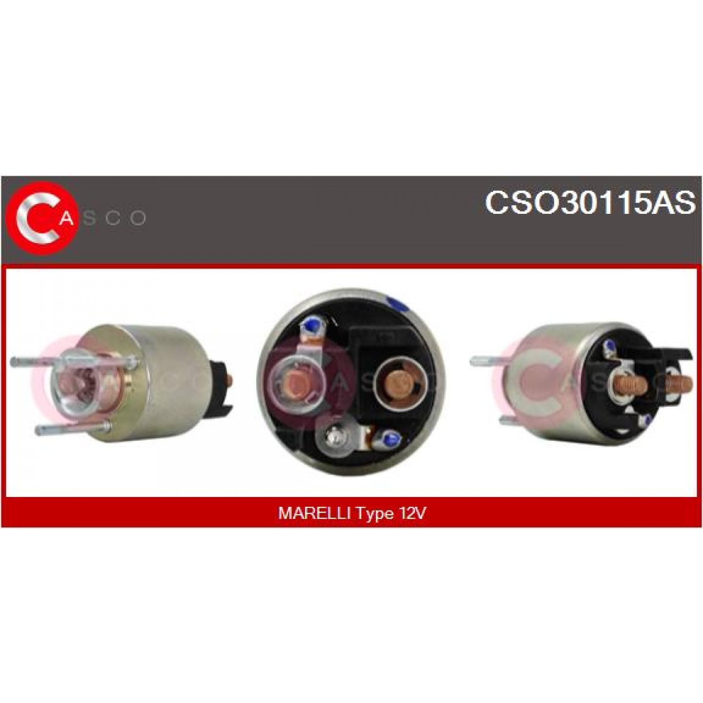 Solenoide,motor arranque CASCO CSO30115AS