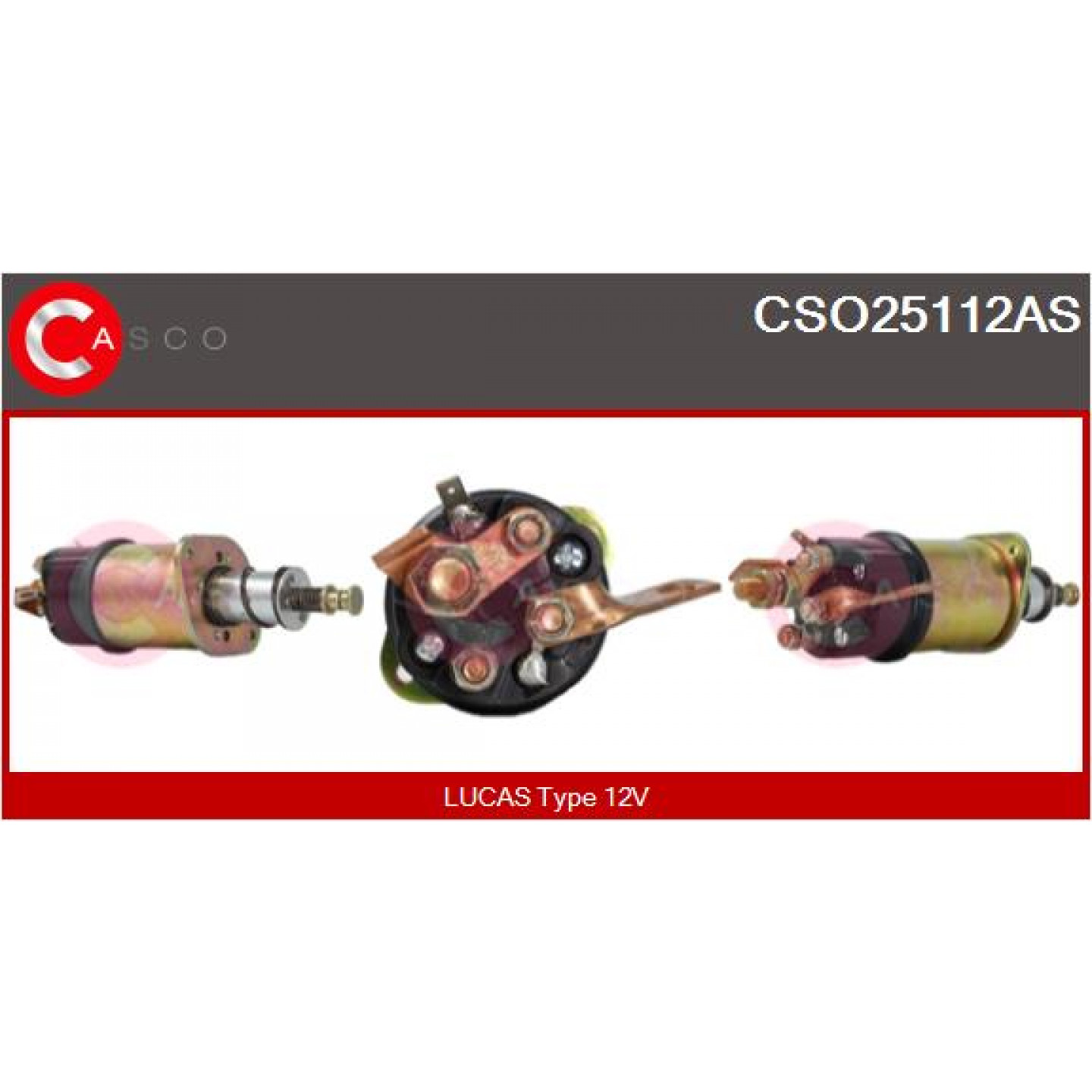 Solenoide,motor arranque CASCO CSO25112AS