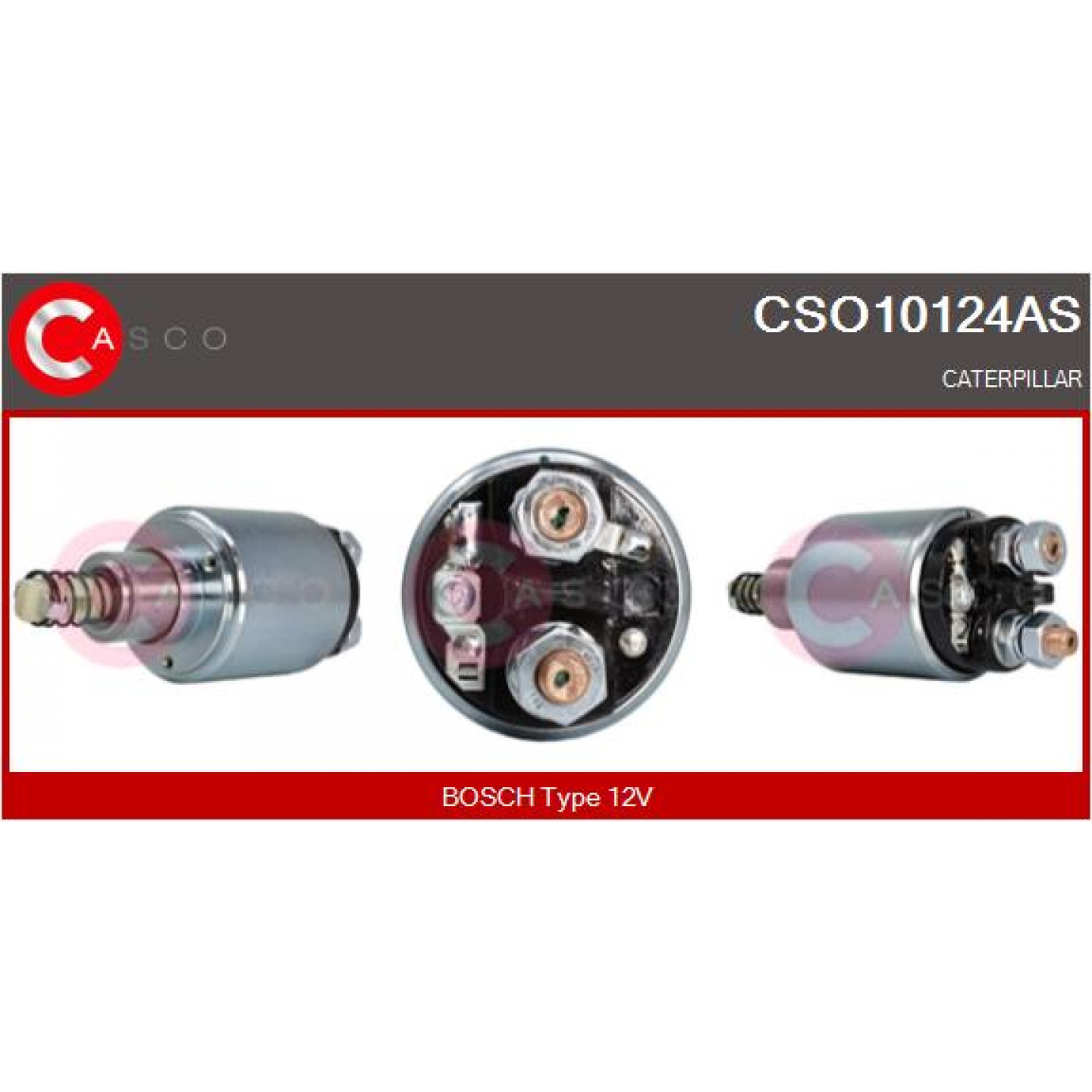 Solenoide,motor arranque CASCO CSO10124AS