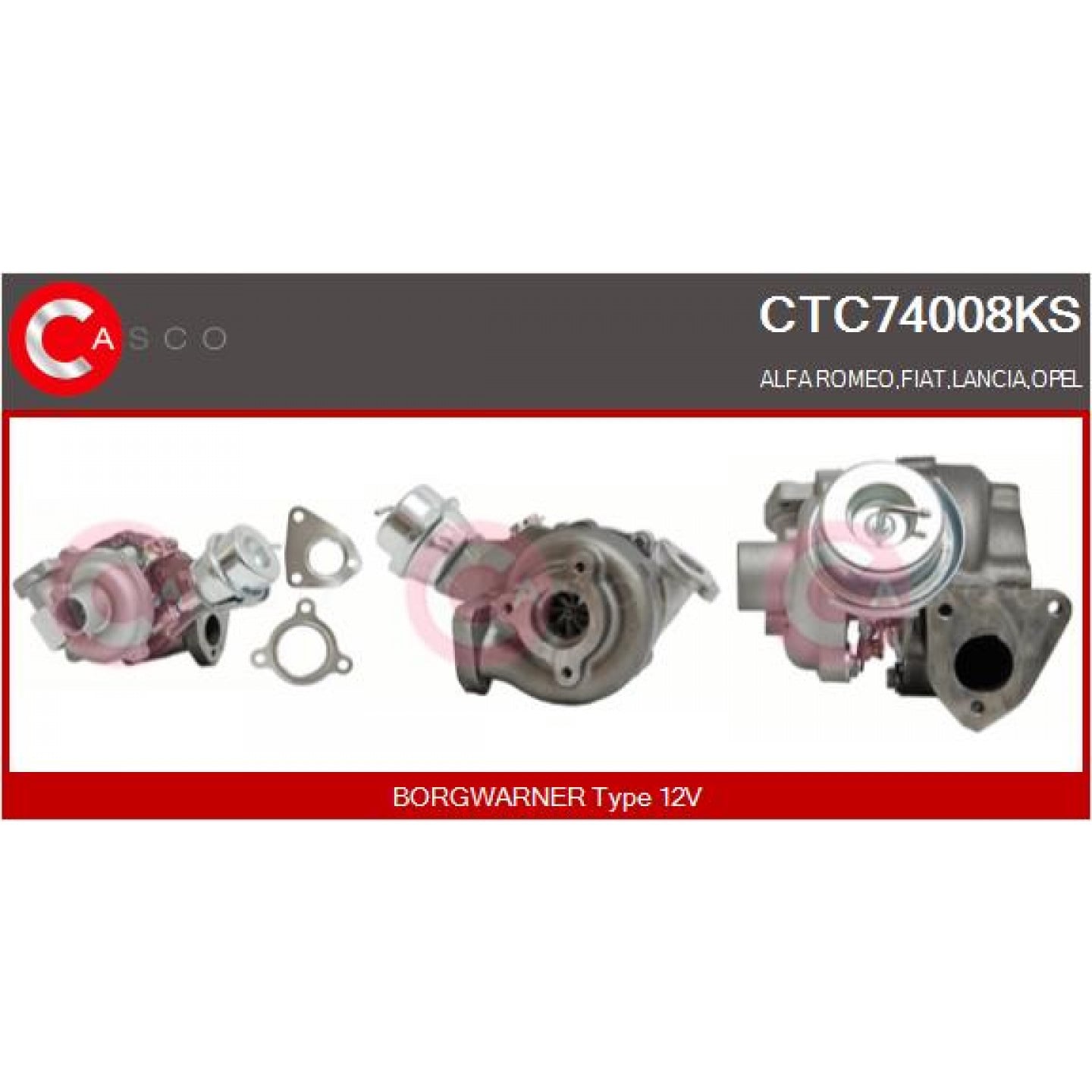 Turbocharger CASCO CTC74008KS