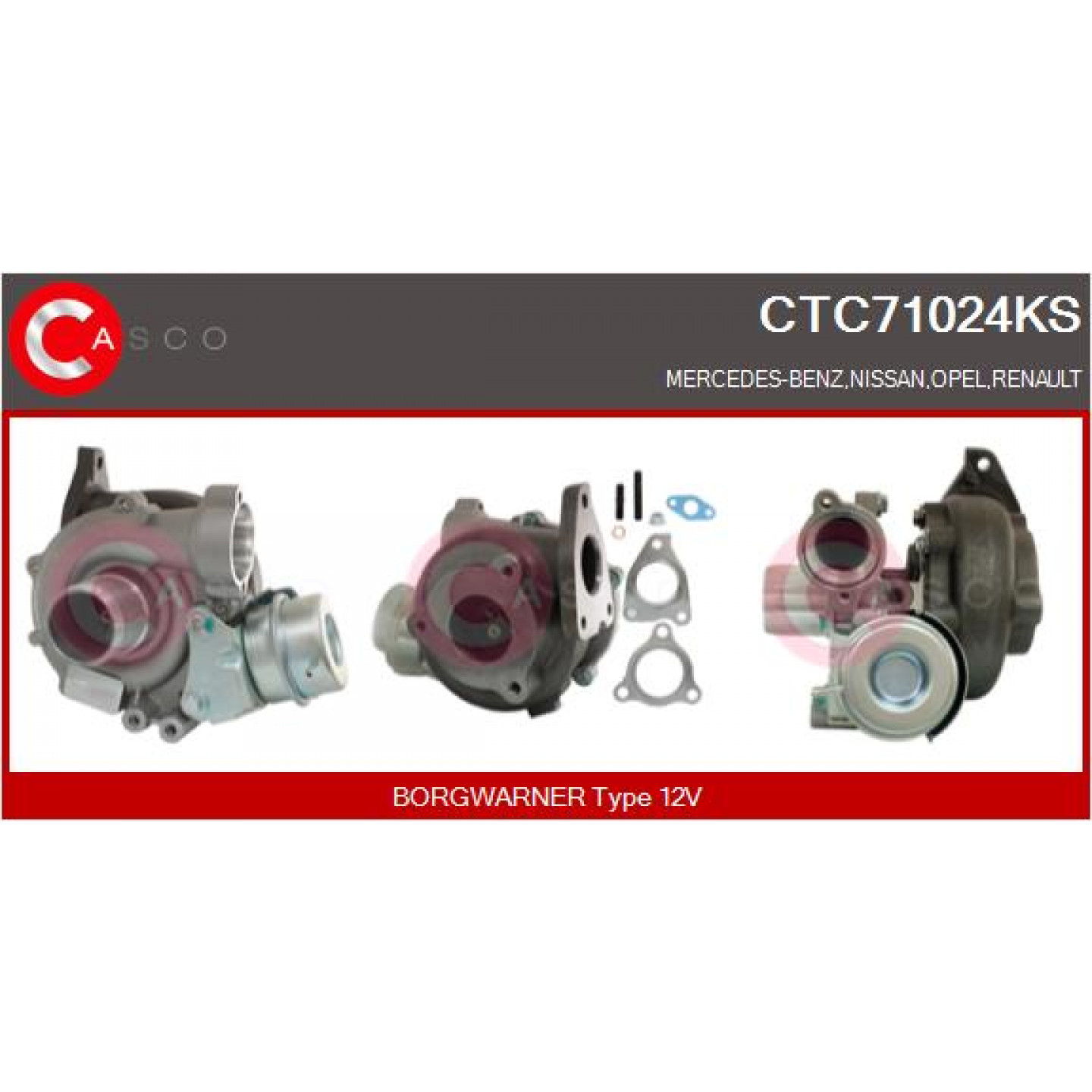 Turbocharger CASCO CTC71024KS