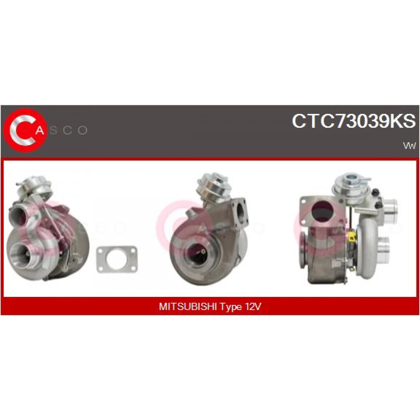 Turbocharger CASCO CTC73039KS