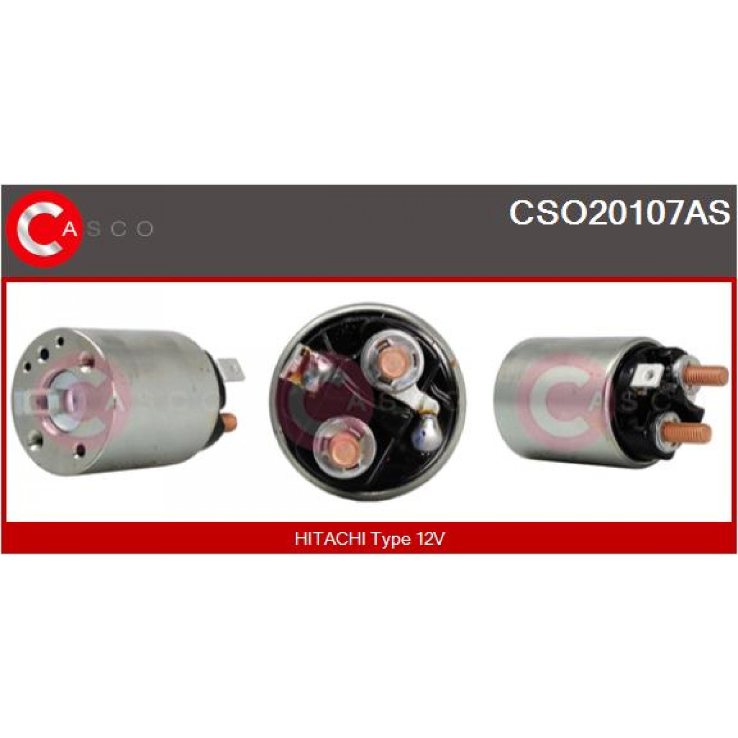 Solenoide,motor arranque CASCO CSO20107AS