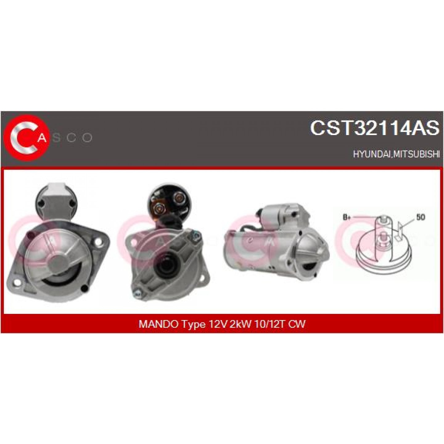 Motor de arranque CASCO CST32114AS