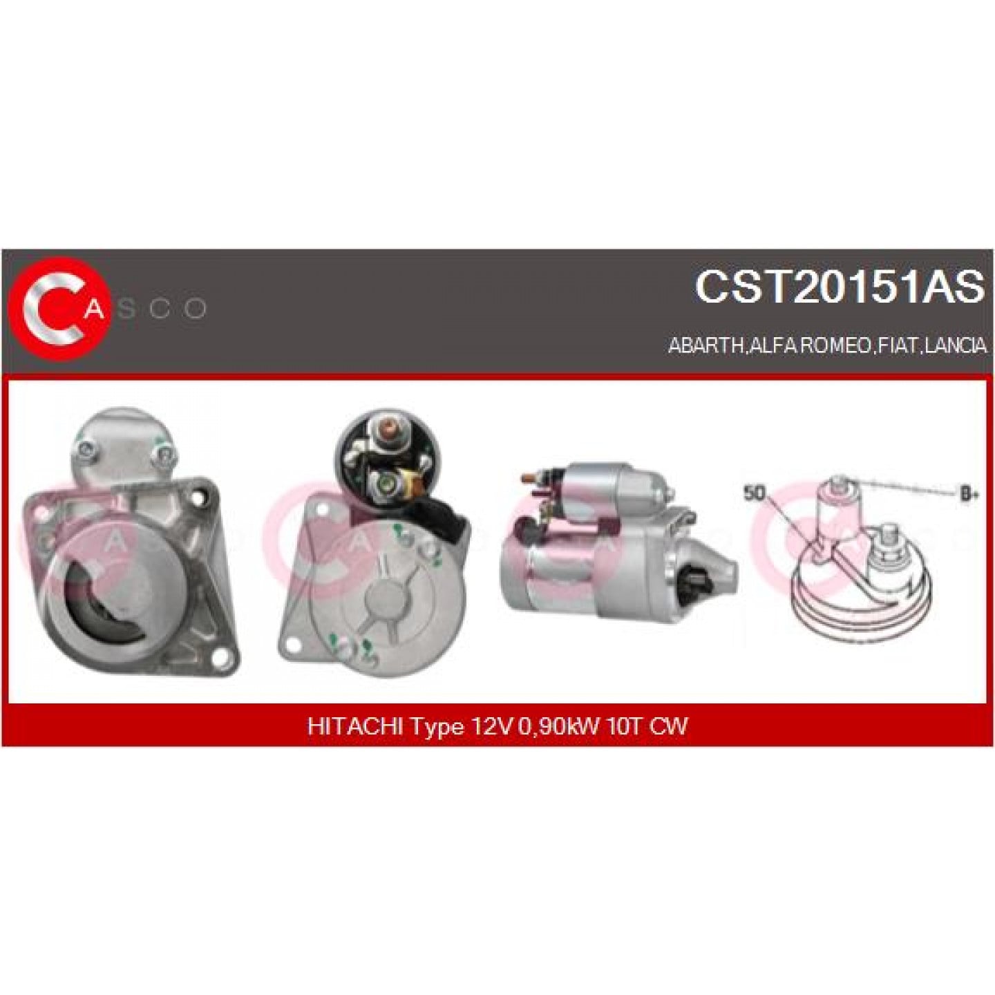 Motor de arranque CASCO CST20151AS