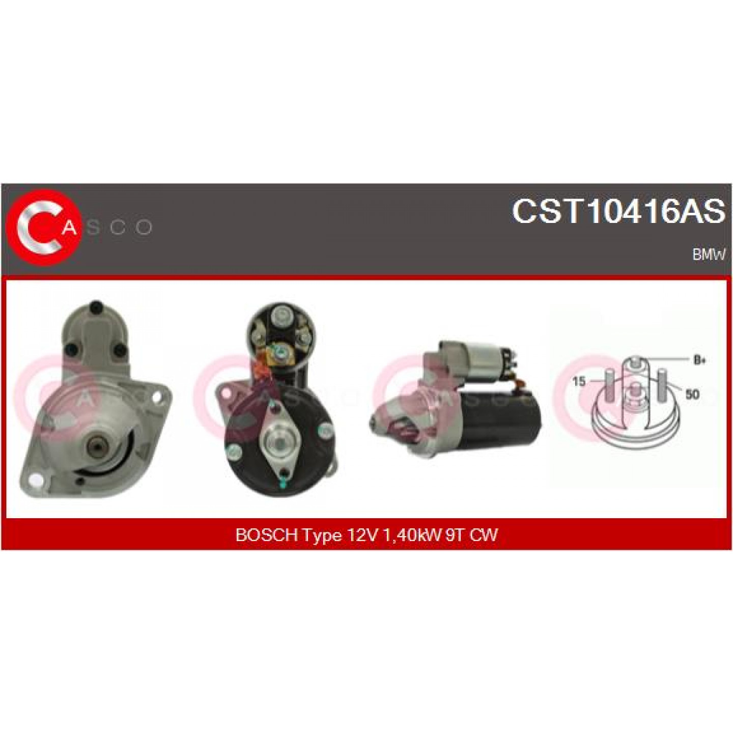 Motor de arranque CASCO CST10416AS