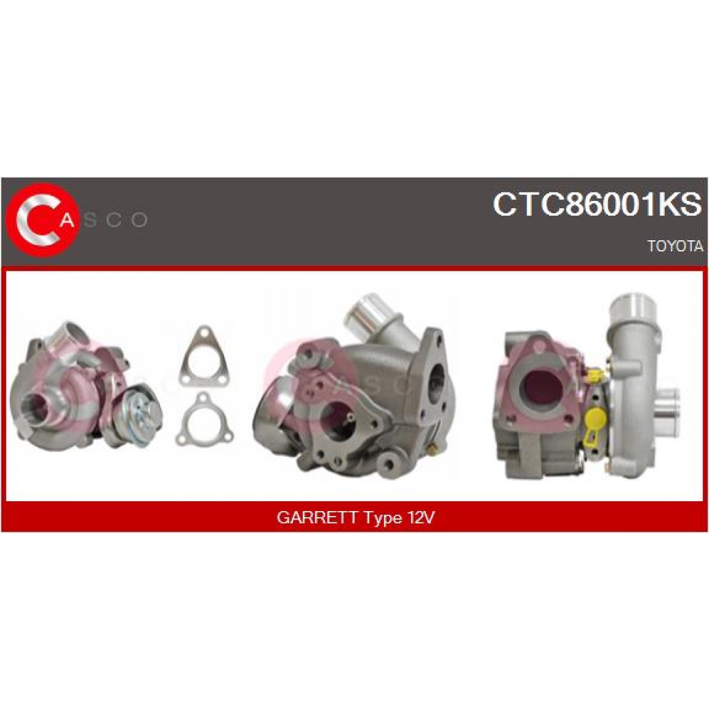 Turbocharger CASCO CTC86001KS