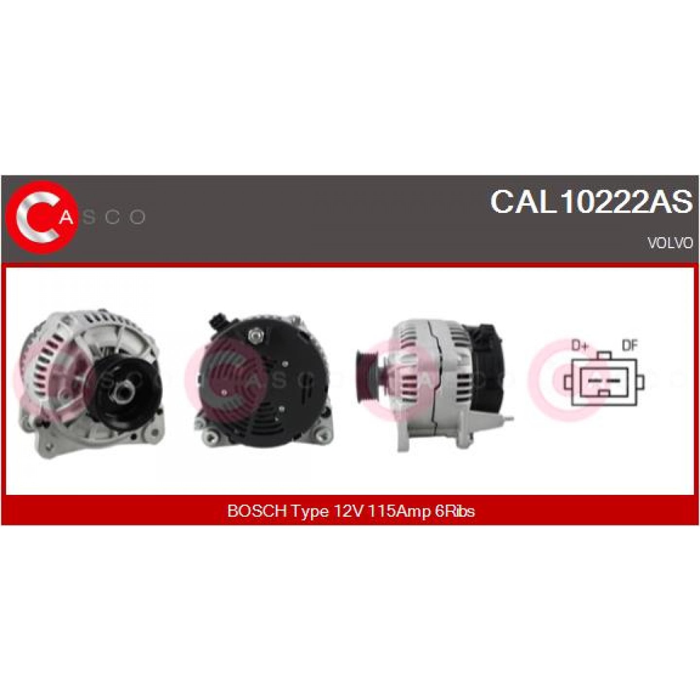 Alternador CASCO CAL10222AS