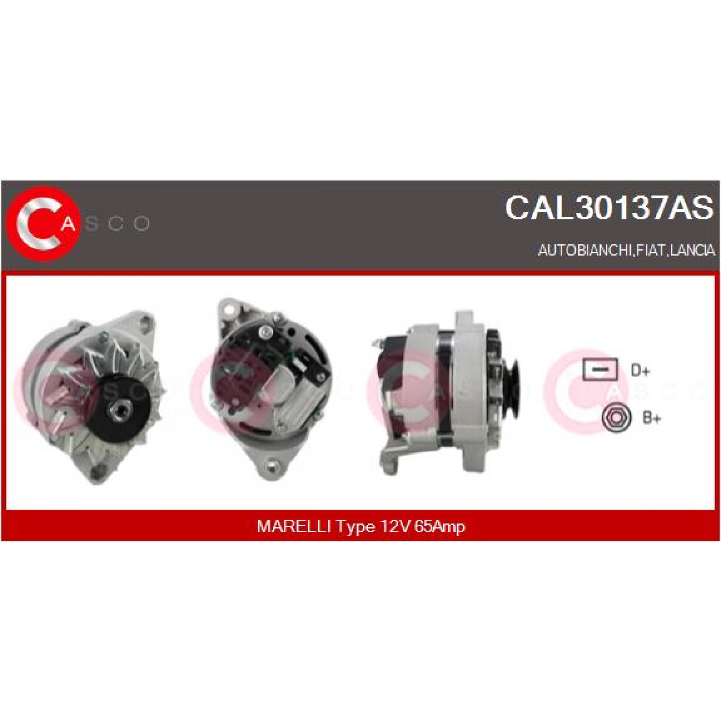Alternador CASCO CAL30137AS