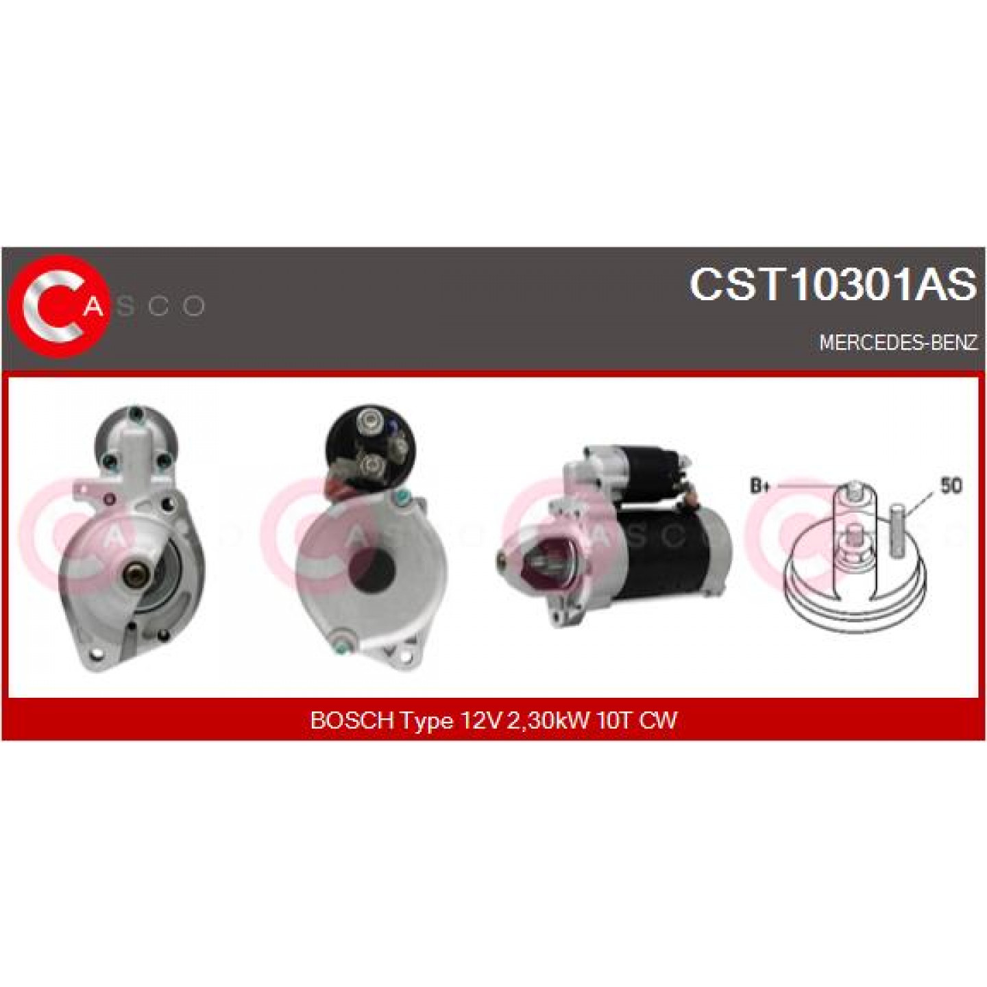 Motor de arranque CASCO CST10301AS