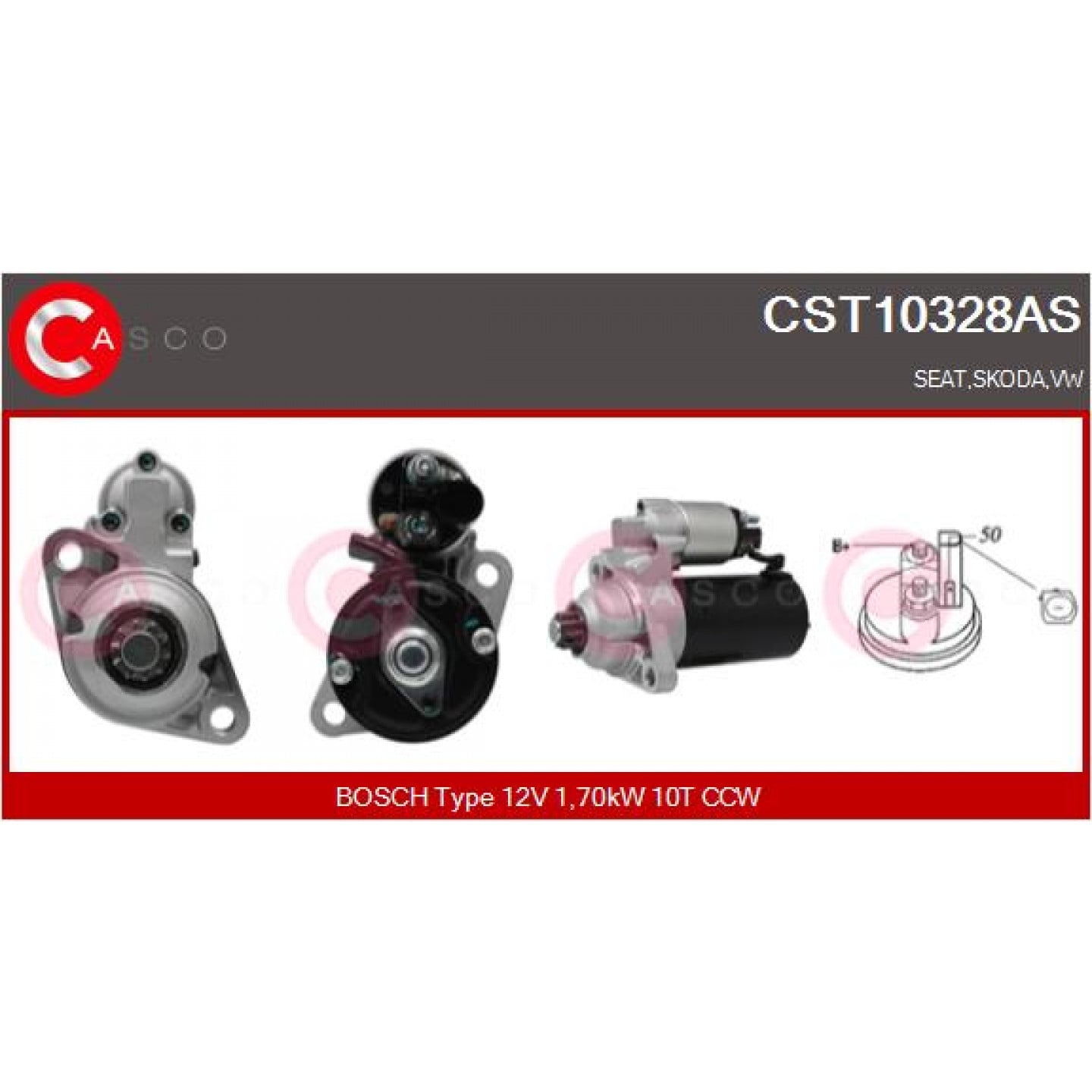 Motor de arranque CASCO CST10328AS