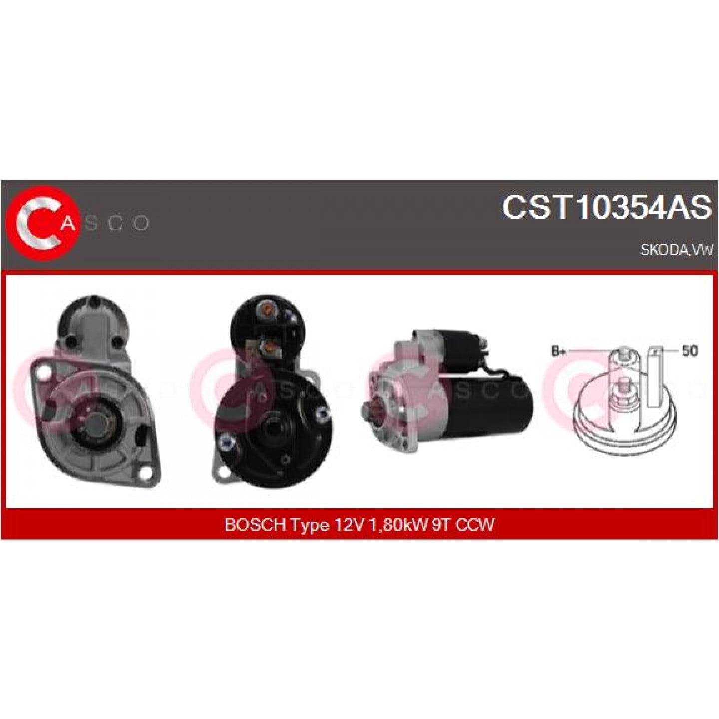 Motor de arranque CASCO CST10354AS