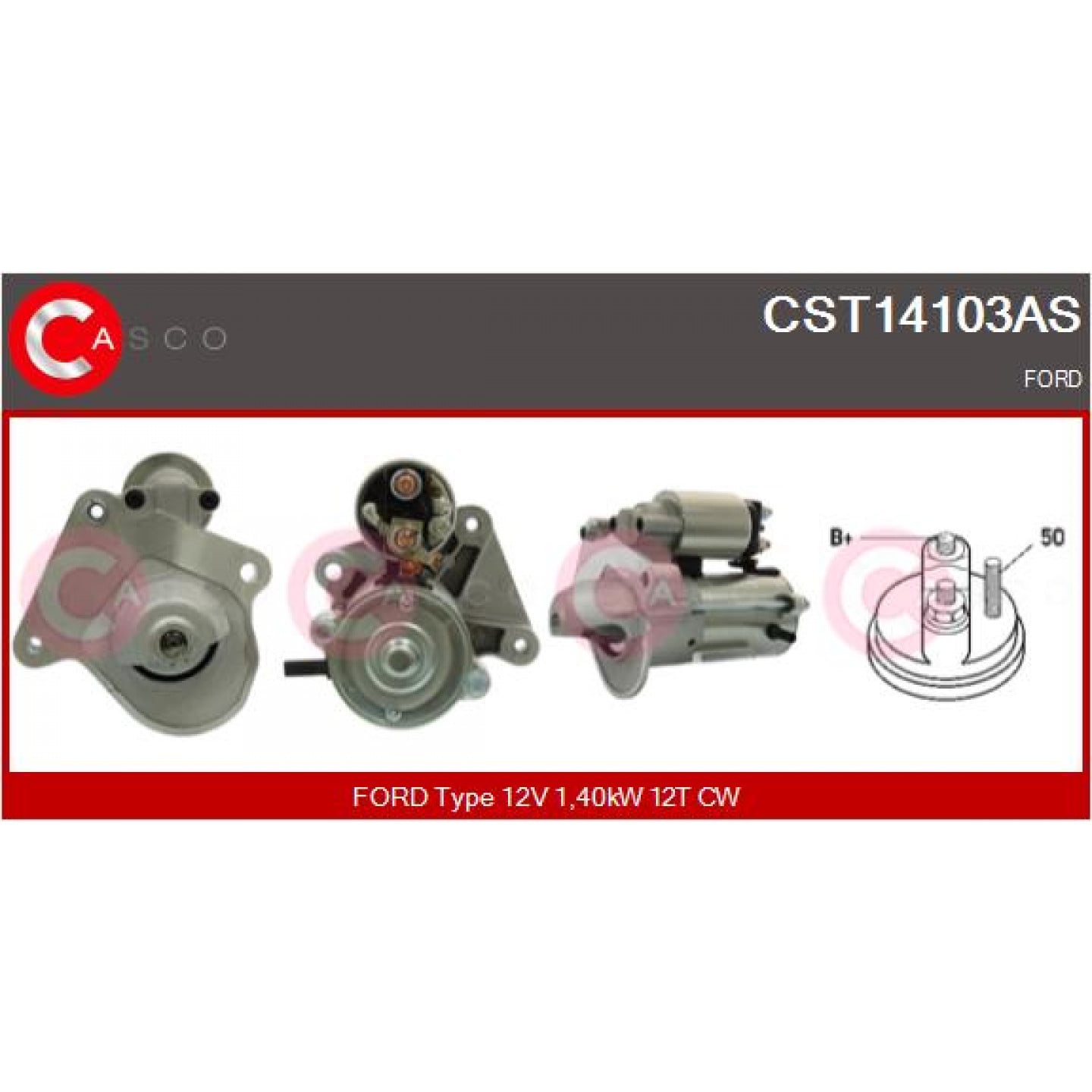 Motor de arranque CASCO CST14103AS
