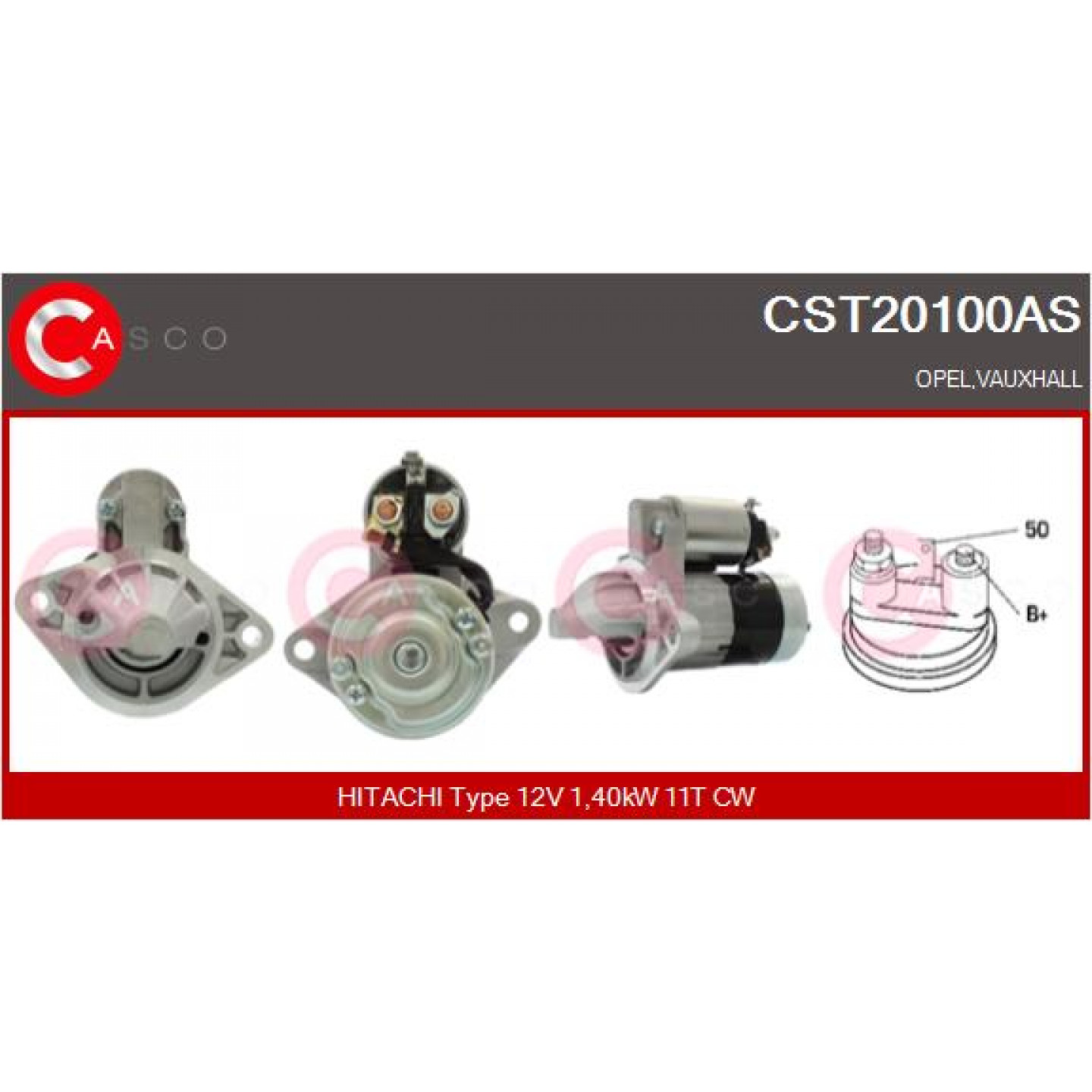 Motor de arranque CASCO CST20100AS