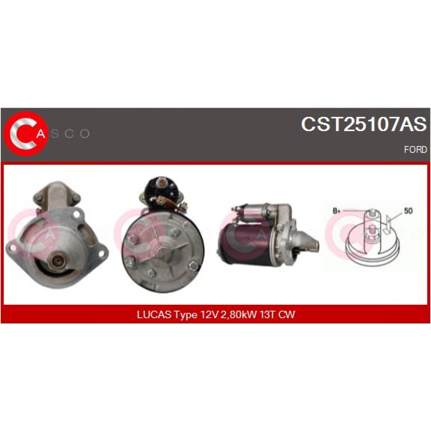 Motor de arranque CASCO CST25107AS