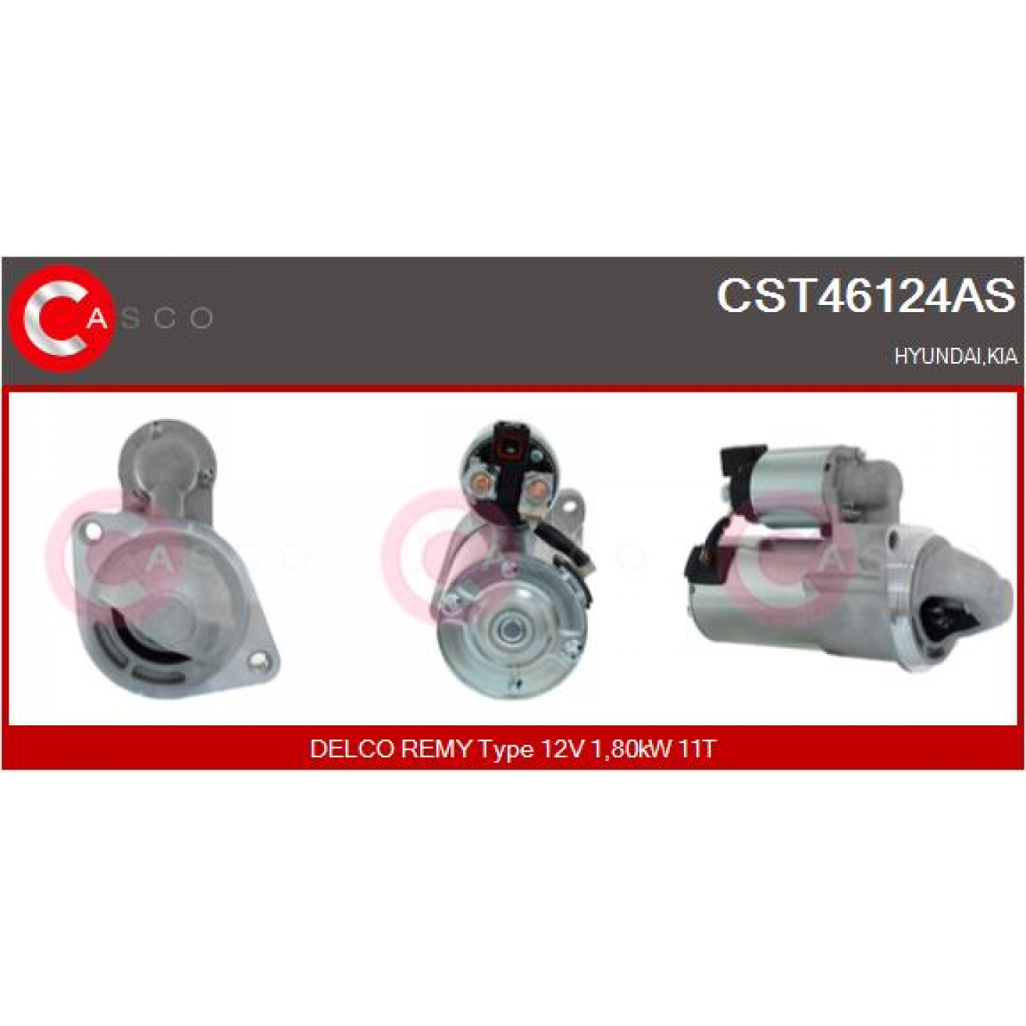 Motor de arranque CASCO CST46124AS