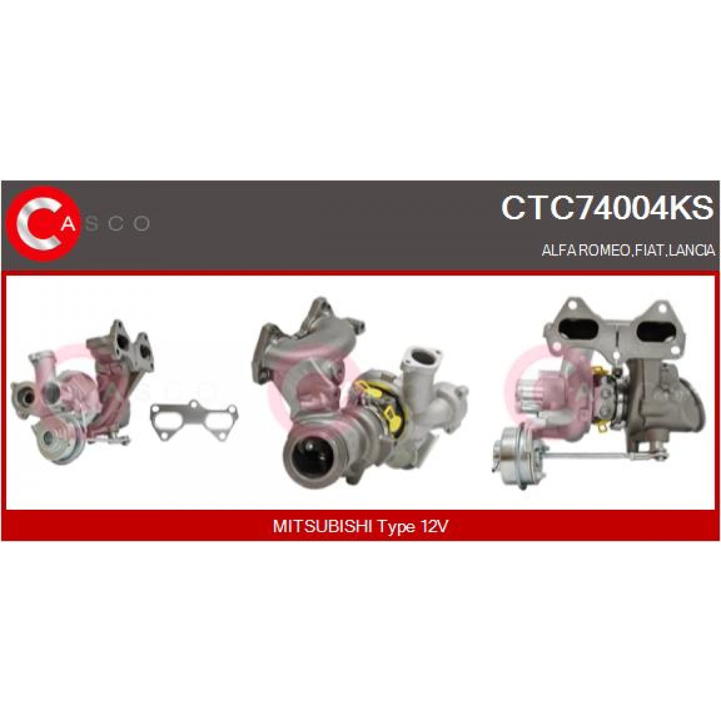 Turbocharger CASCO CTC74004KS