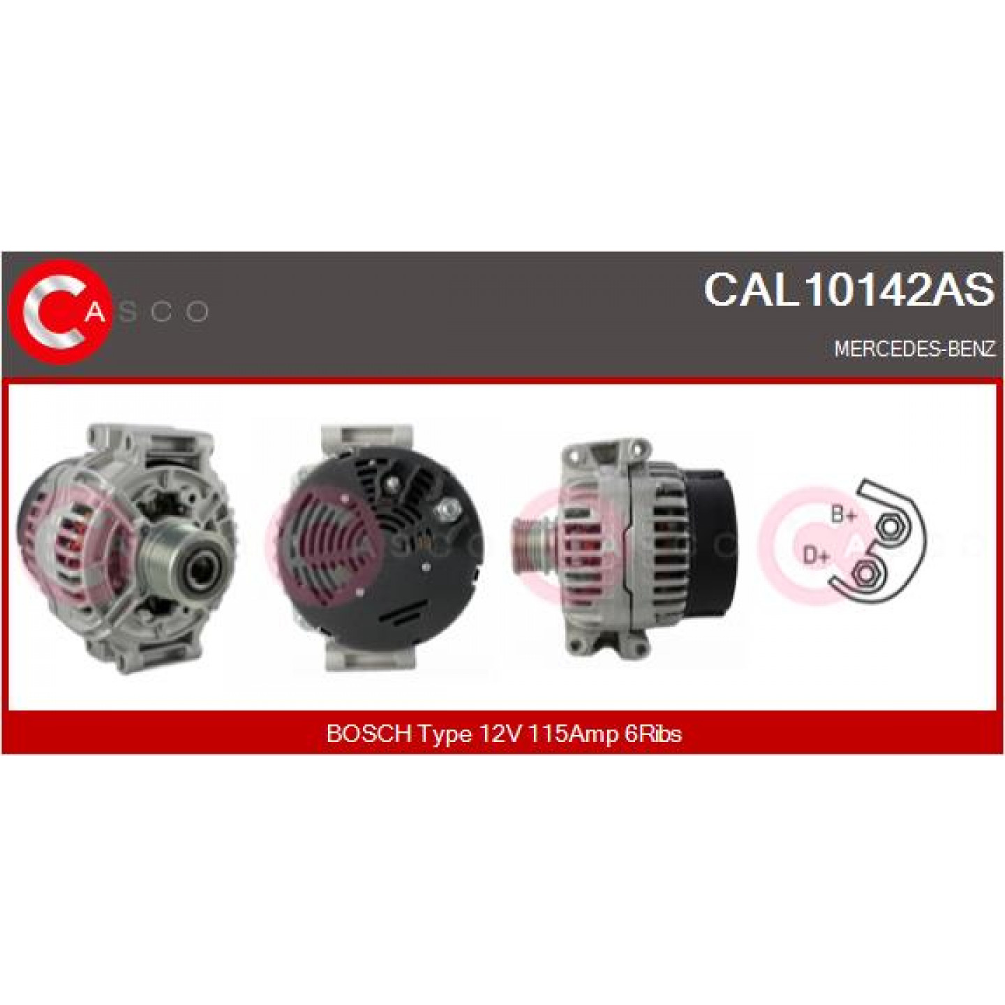 Alternador CASCO CAL10142AS