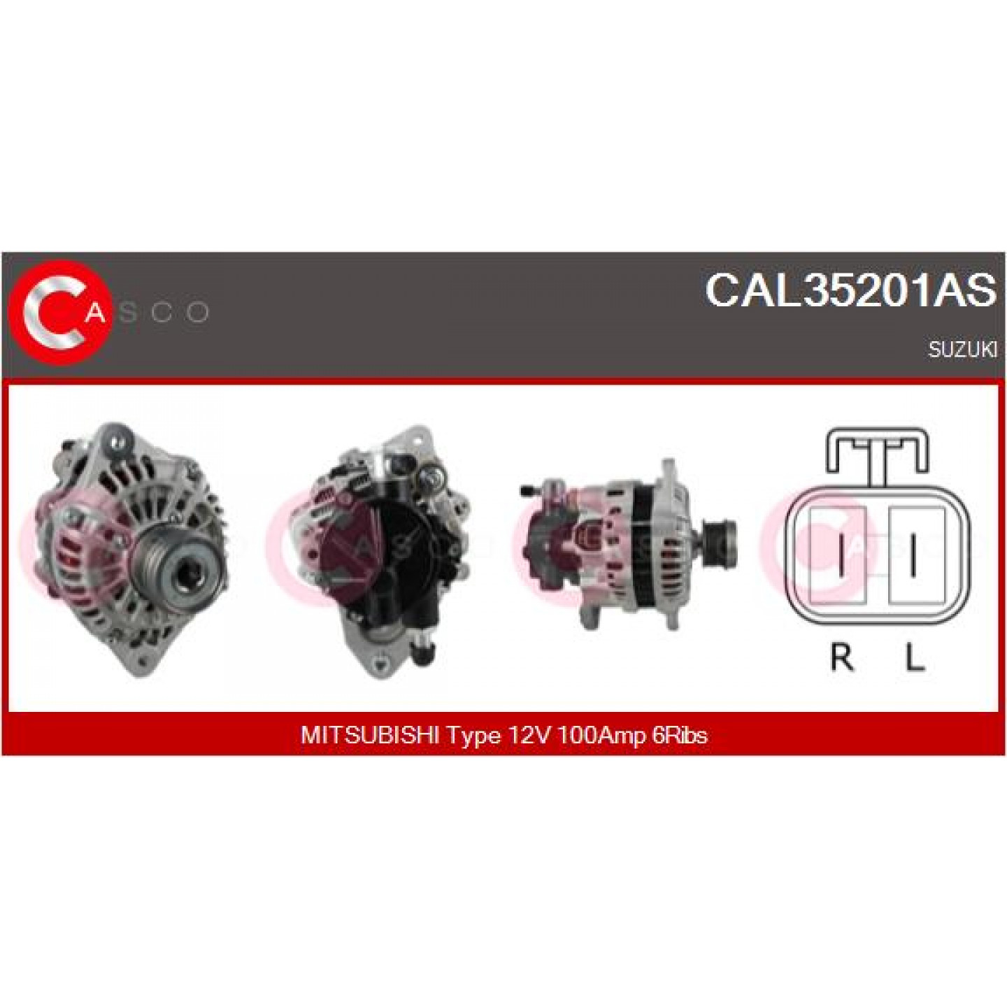 Alternador CASCO CAL35201AS