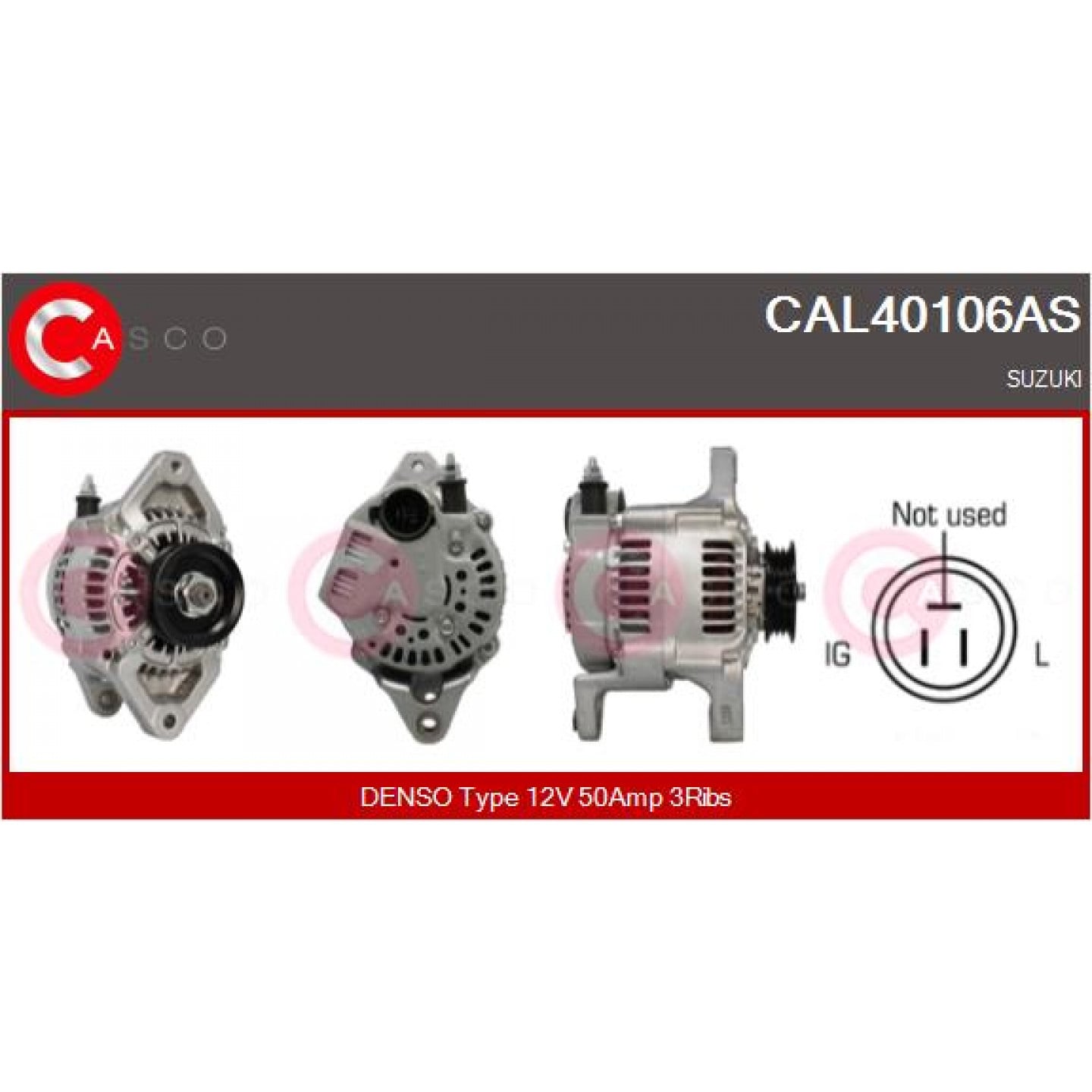 Alternador CASCO CAL40106AS
