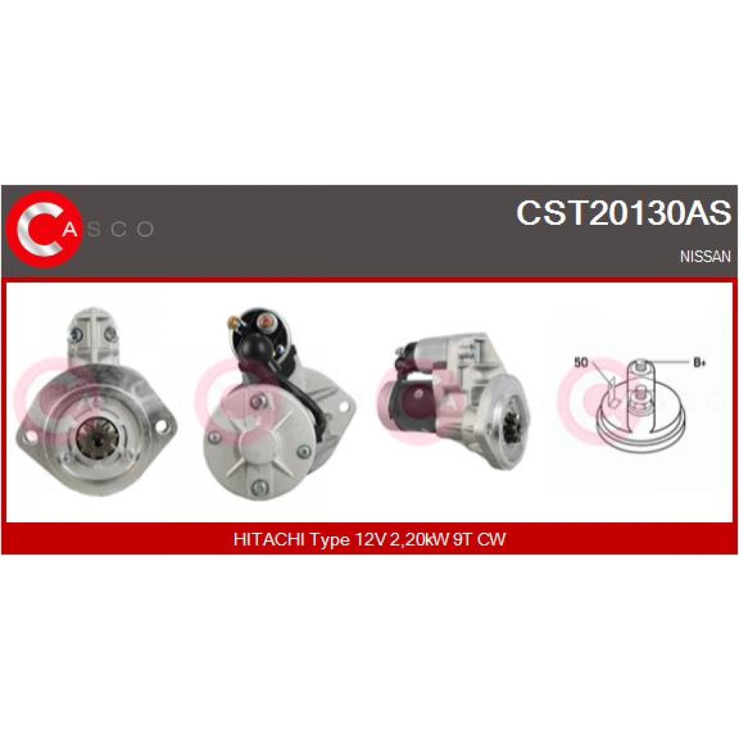 Motor de arranque CASCO CST20130AS