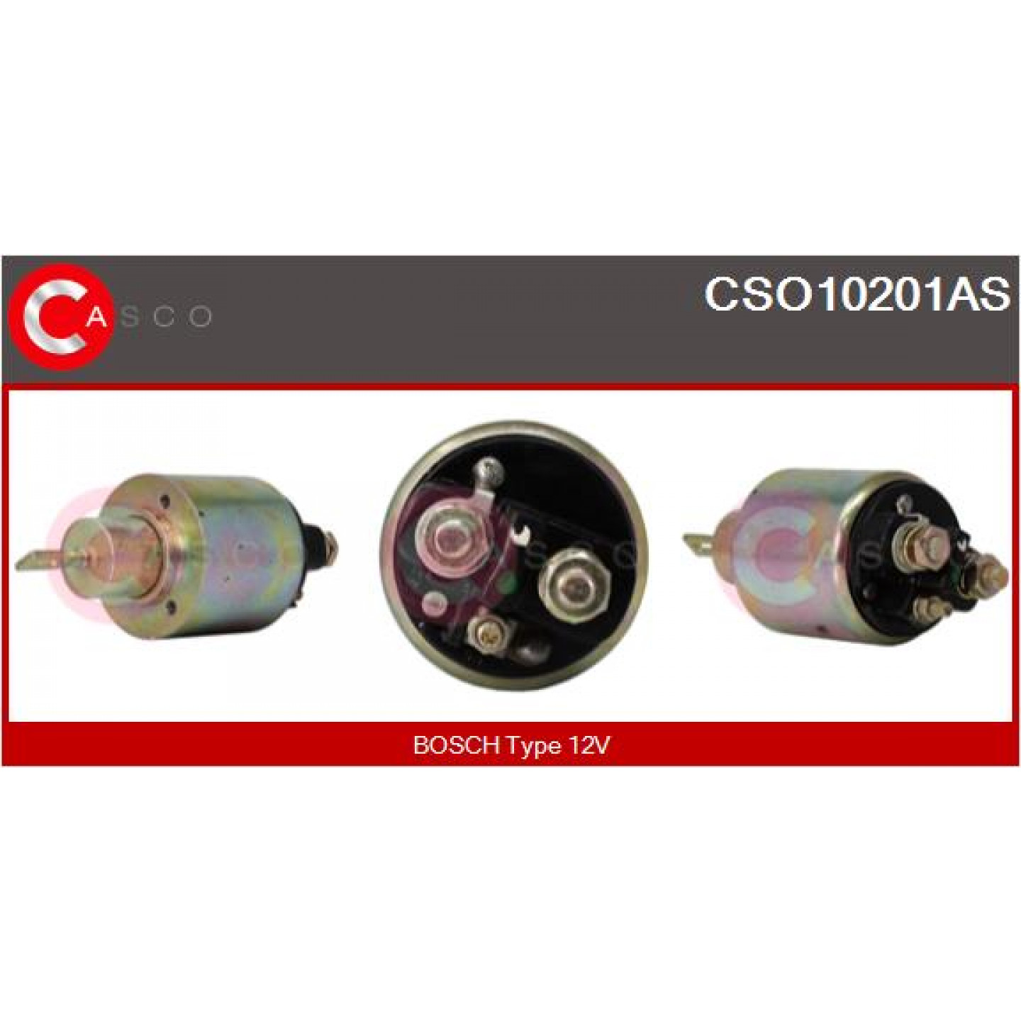 Solenoide,motor arranque CASCO CSO10201AS