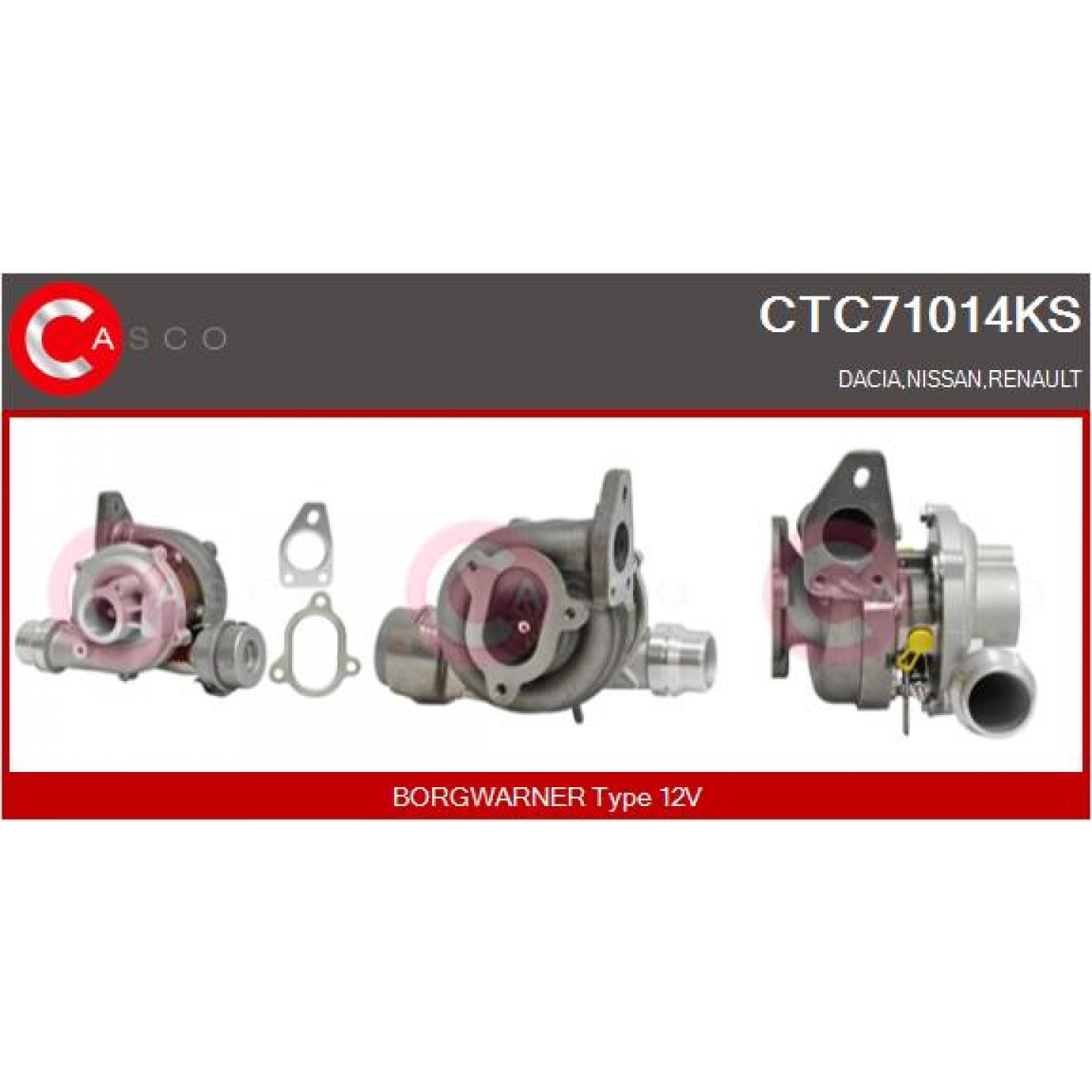 Turbocharger CASCO CTC71014KS