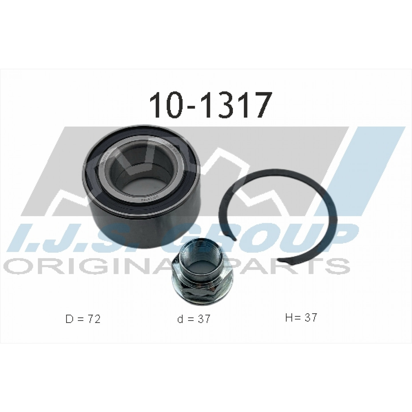 Radlagersatz IJS GROUP 10-1317