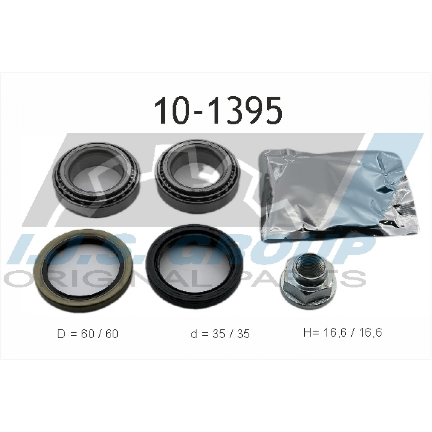 Radlagersatz IJS GROUP 10-1395