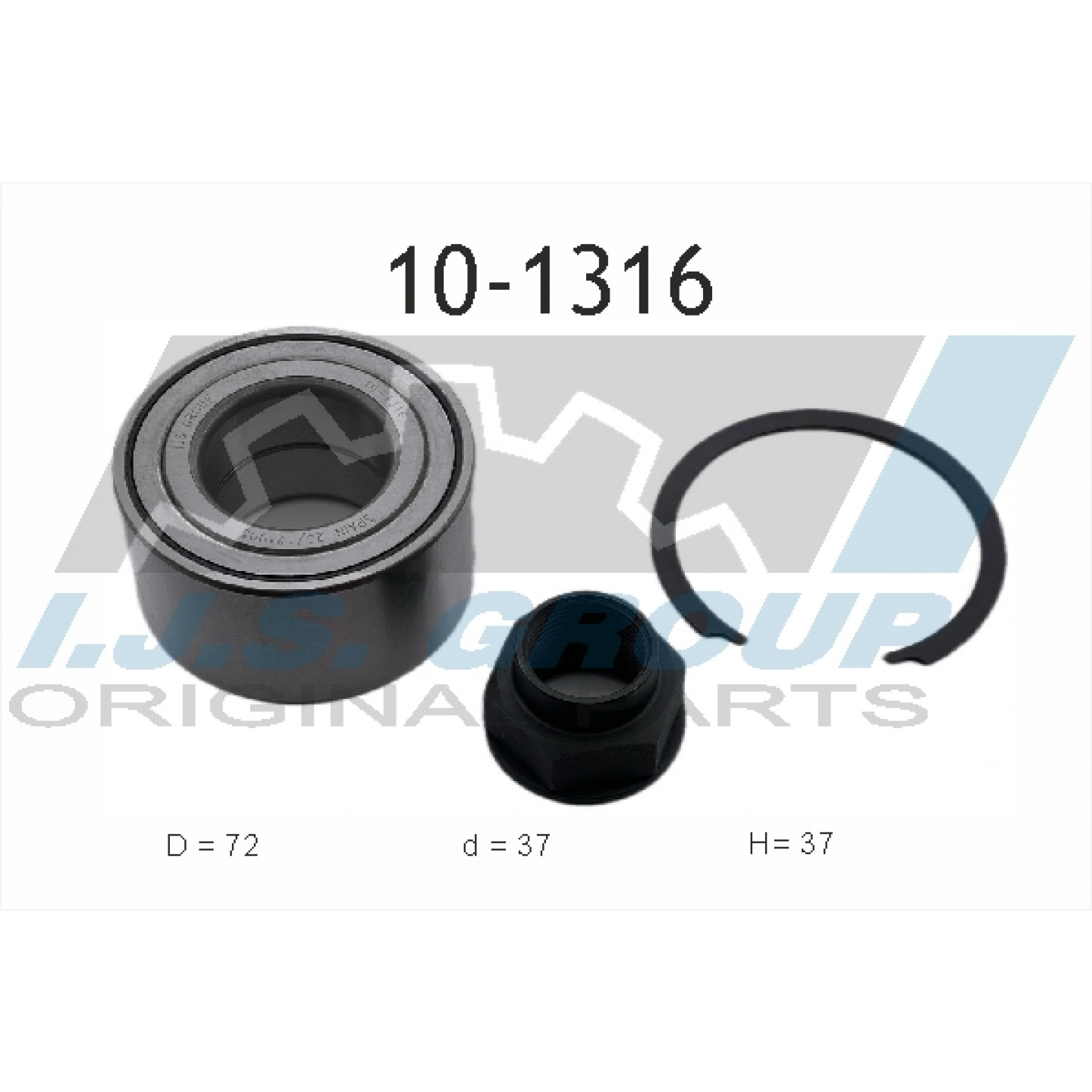 Radlagersatz IJS GROUP 10-1316