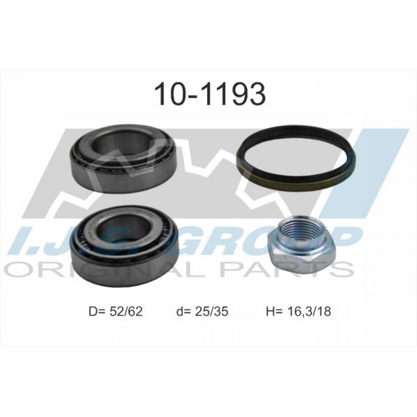 Radlagersatz IJS GROUP 10-1193