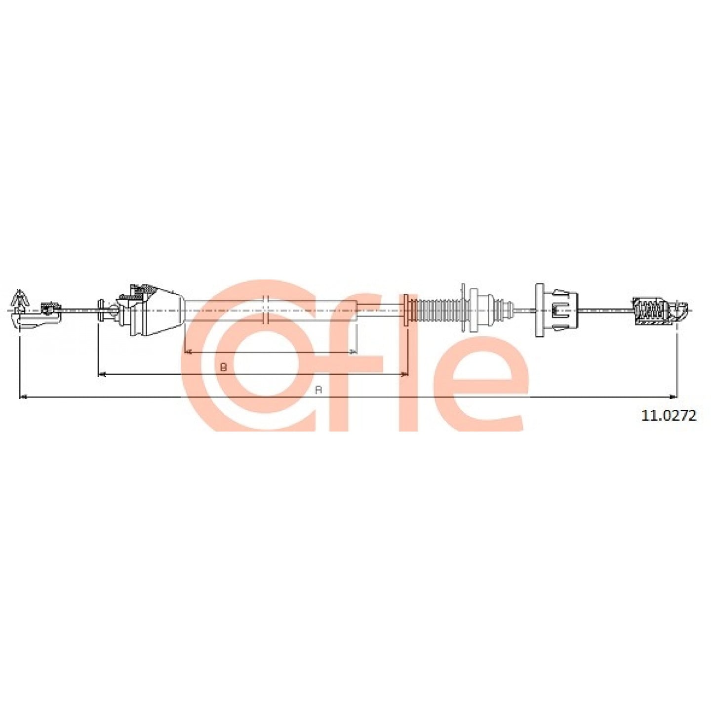 Cable del acelerador COFLE 11.0272