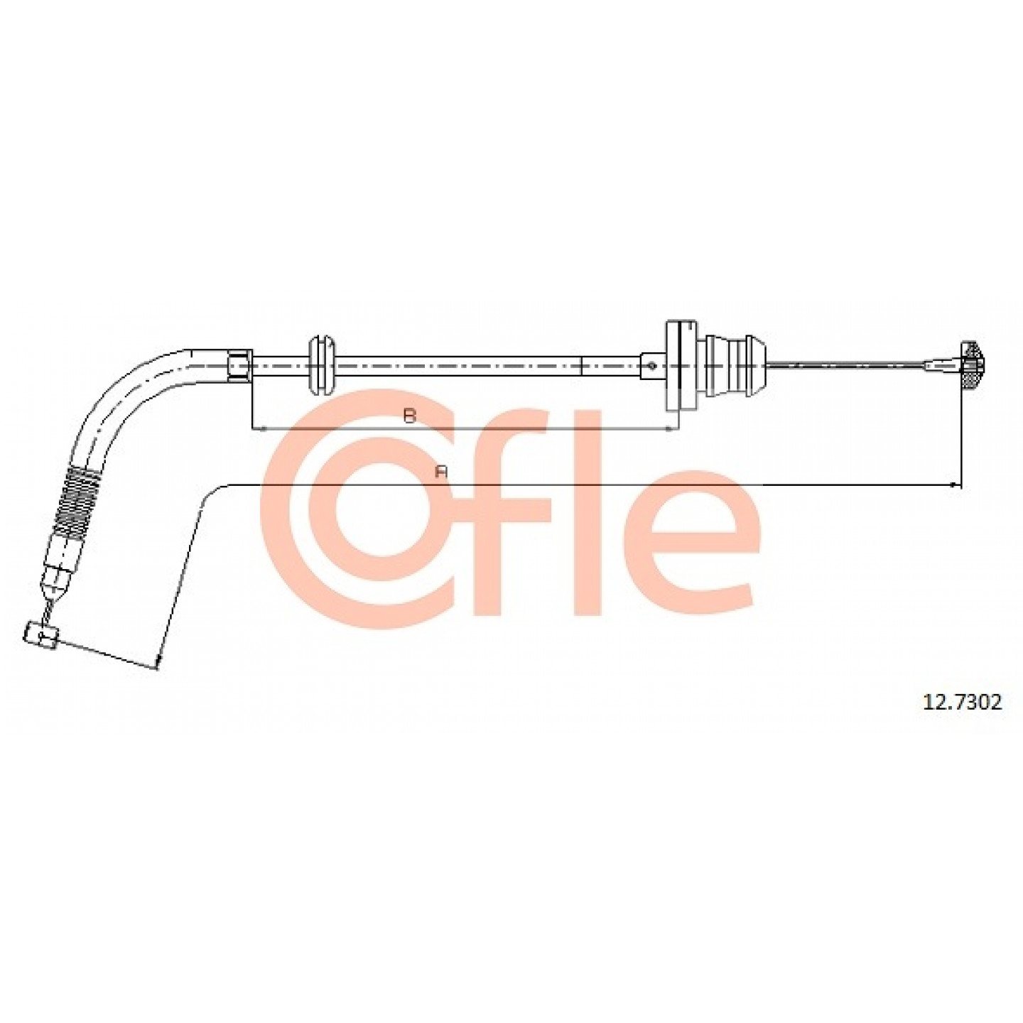 Cable del acelerador COFLE 12.7302