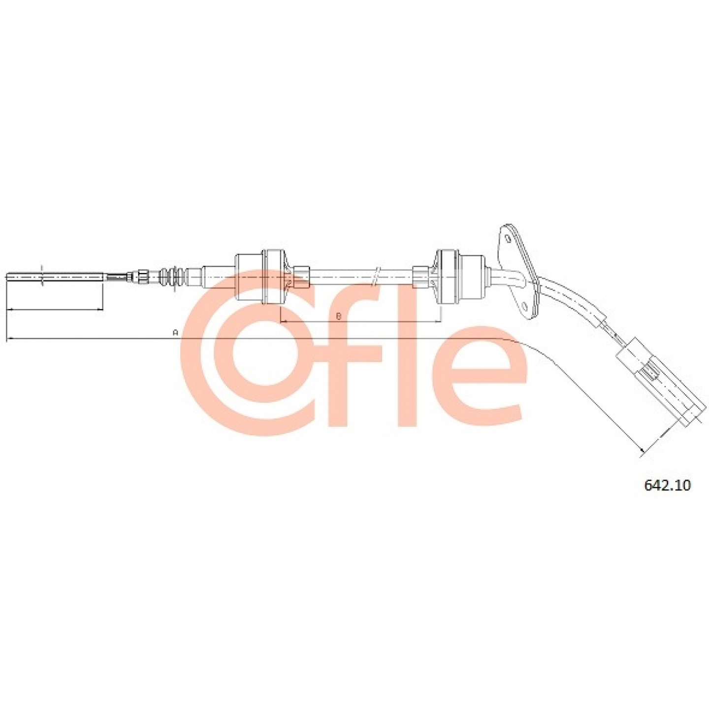 Cable de embrague COFLE 642.10